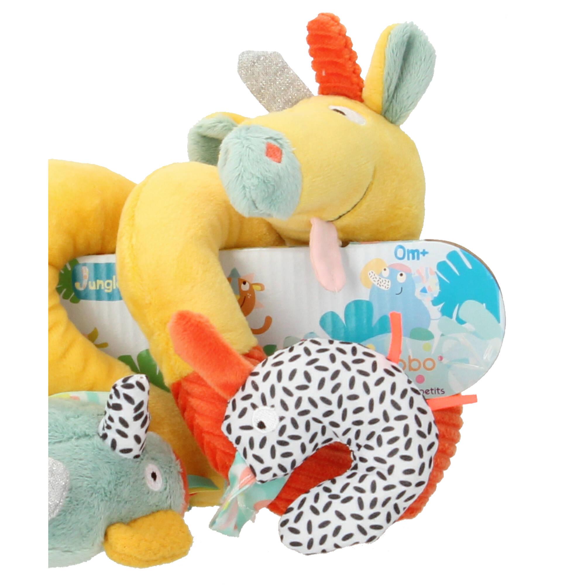 Ebulobo Activity Spirale Spielzeug Giraffe Krokodil Elefant Vogel 0+ Ebulobo Activity Spirale Spielzeug Giraffe Krokodil Elefant Vogel 0+