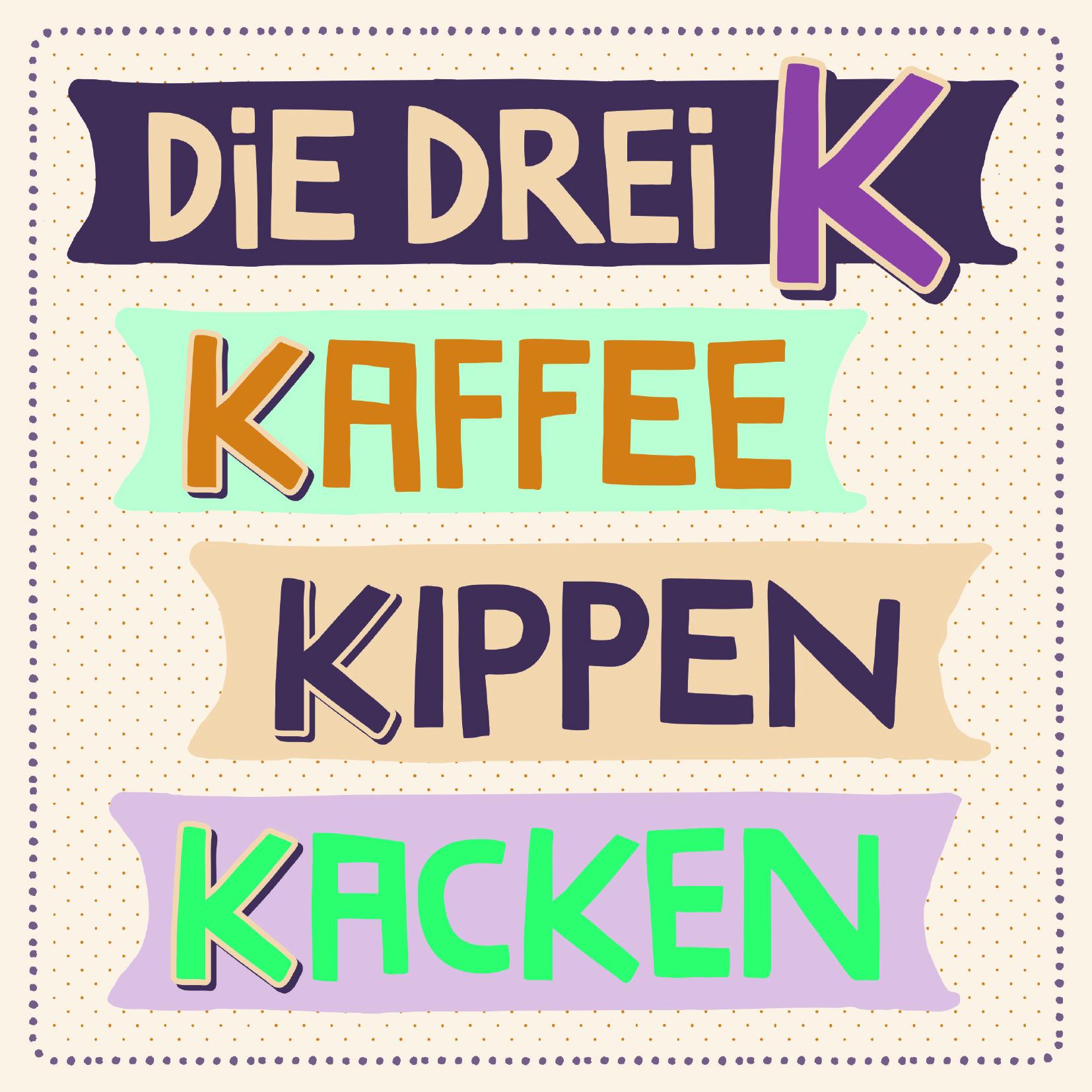 Sticky Jam Fliesen-Sticker Die drei K Aufkleber, 36040427