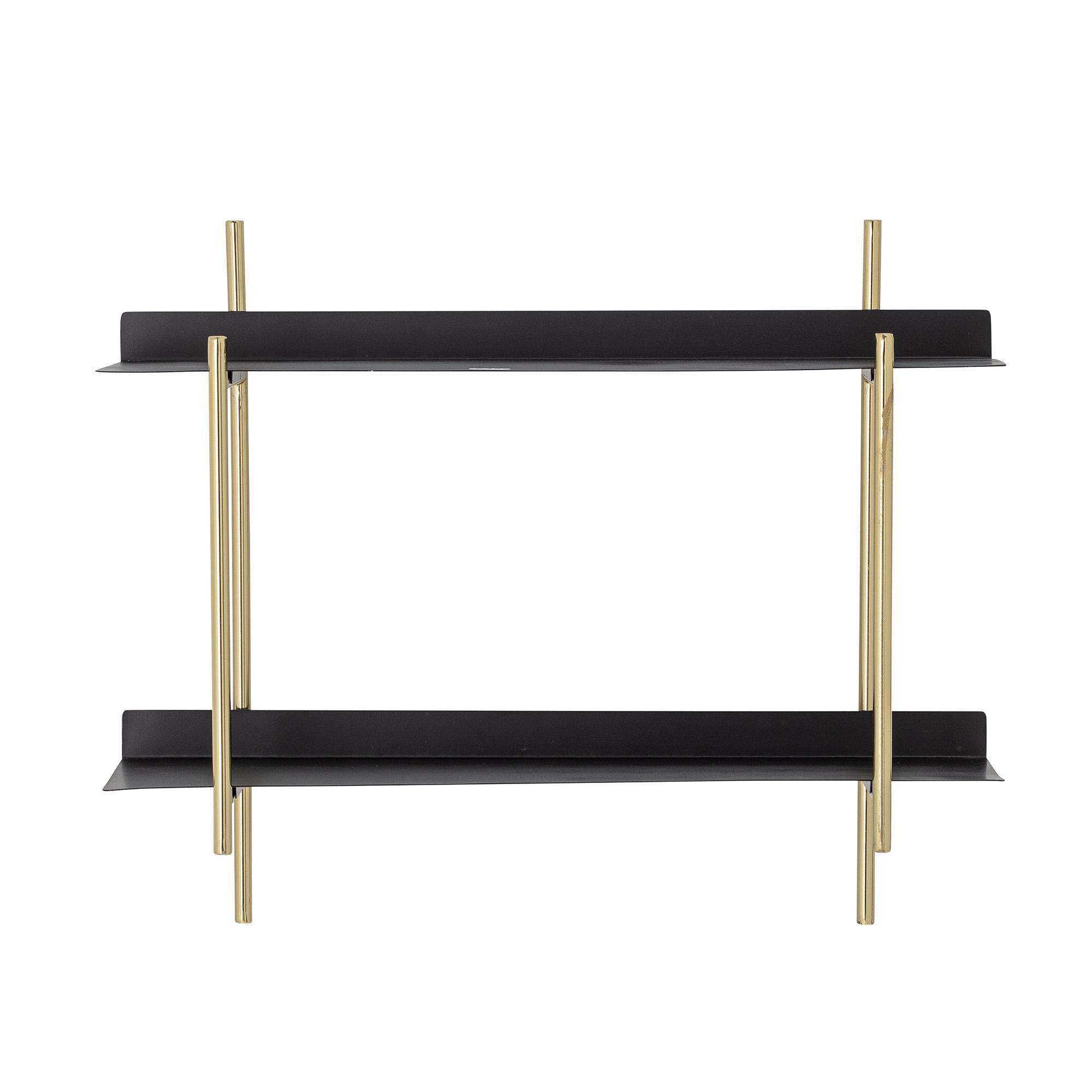 Bloomingville Marvin Wandregal 61x49,5x20cm Eisen schwarz