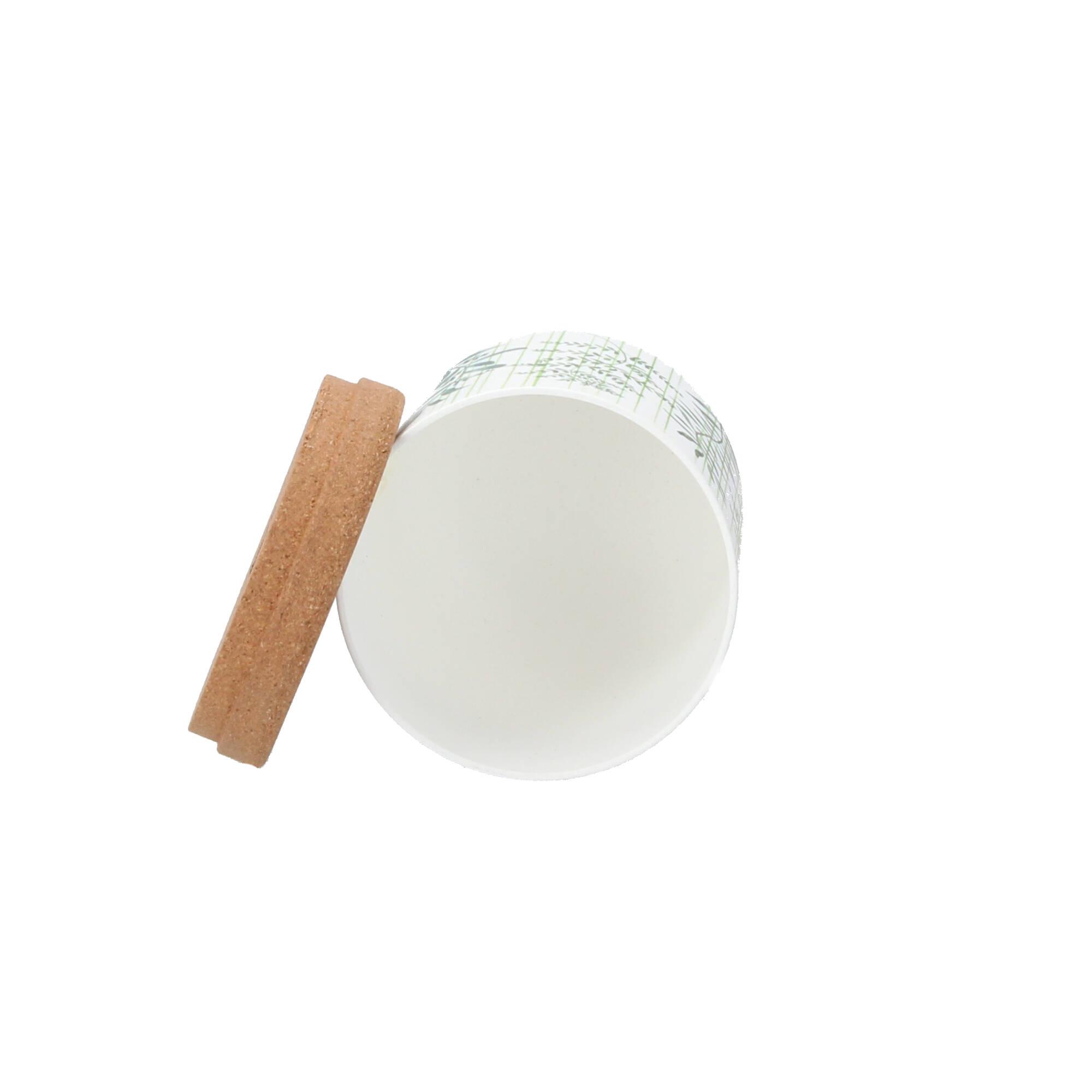 chic.mic Vorratsdose bioloco plant storage green leaves 800ml