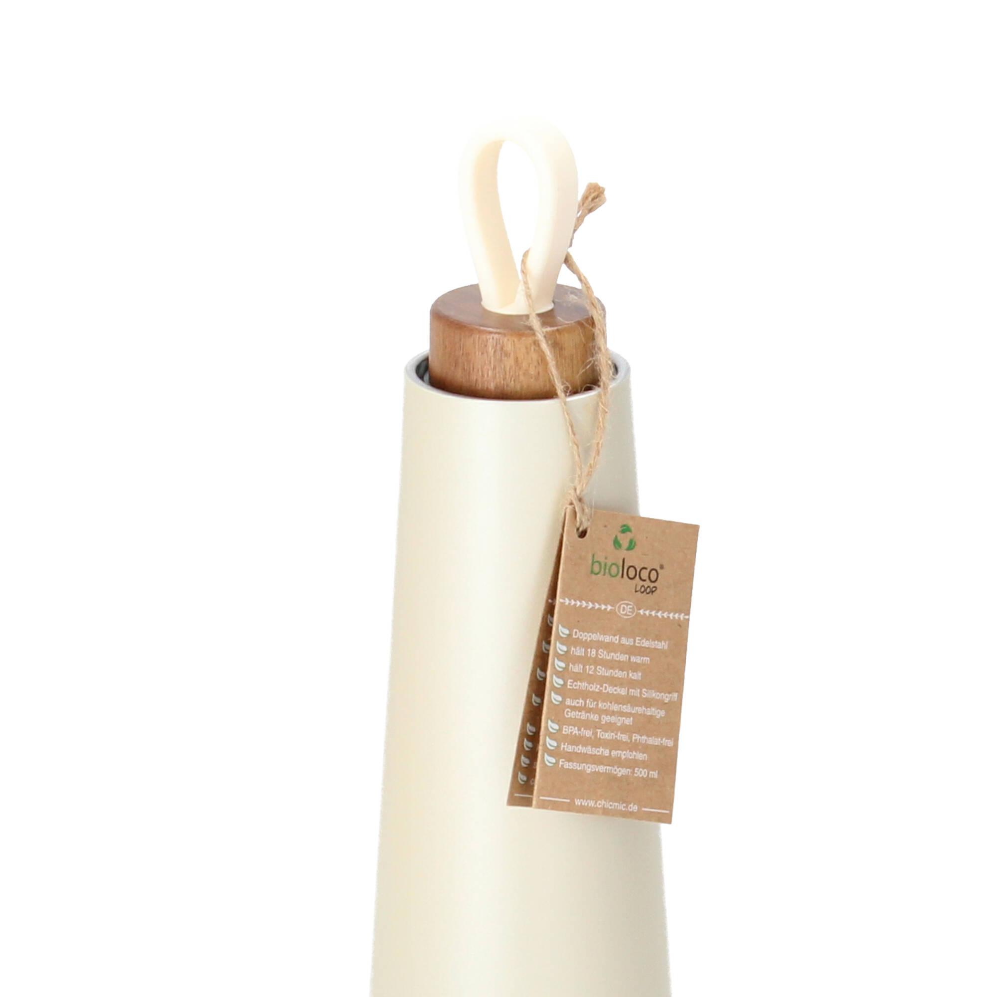 chic.mic bioloco loop Isolierflasche Thermosflasche pearl