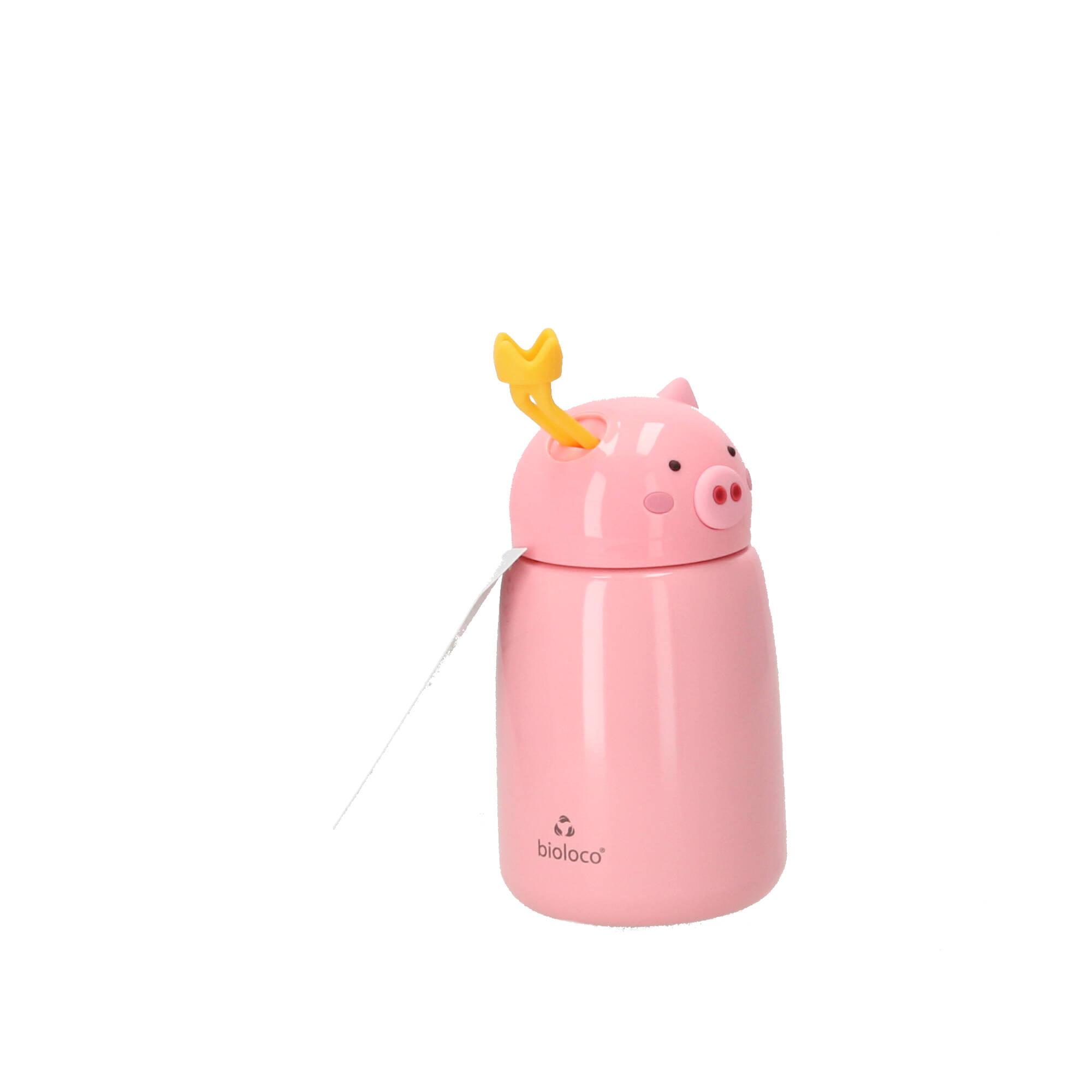 chic.mic Trinkflasche Kinder bioloco kids bottle Piglet Rosa chic.mic Trinkflasche Kinder bioloco kids bottle Piglet Rosa