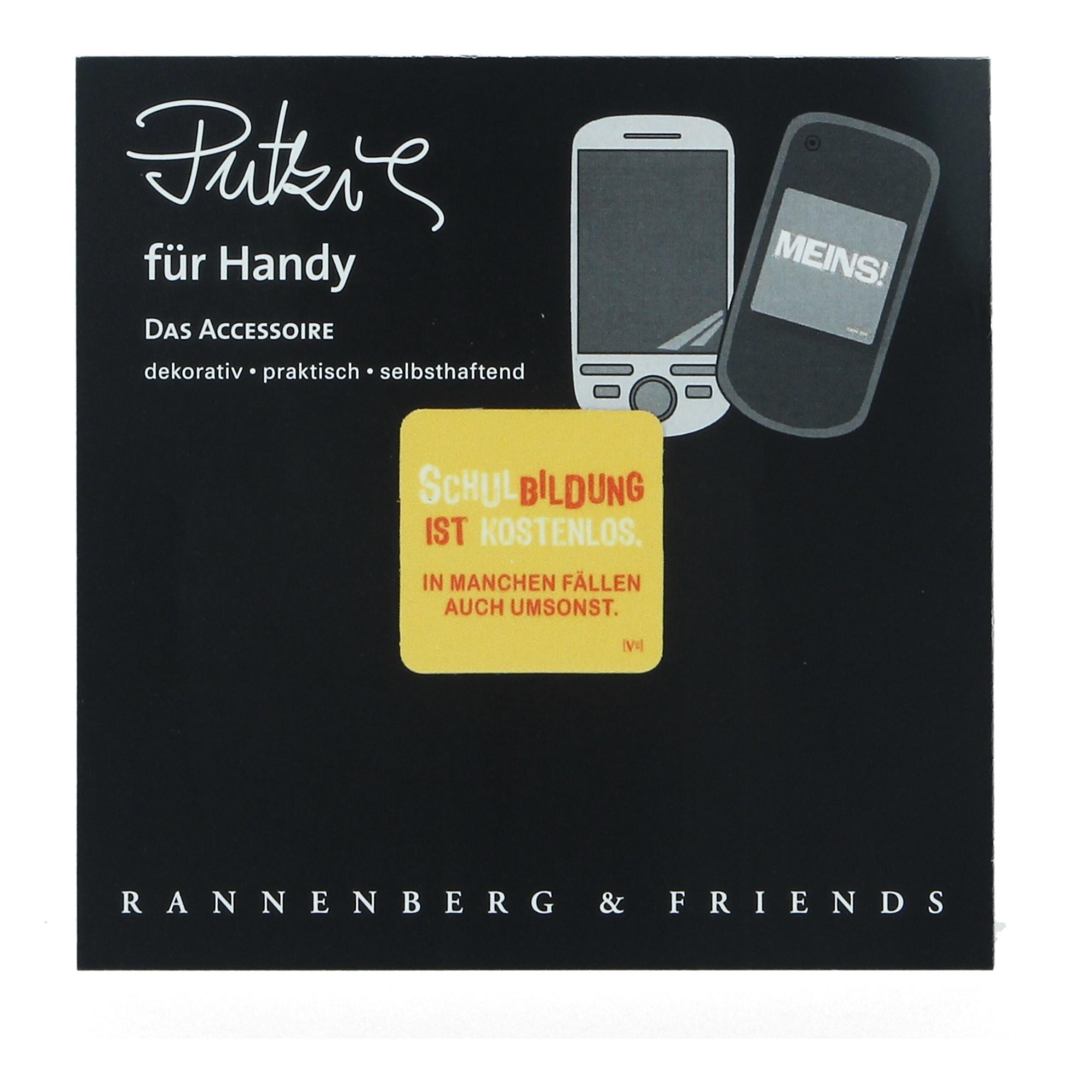 Rannenberg & Friends Handy Putzi Schulbildung ist kostenlos