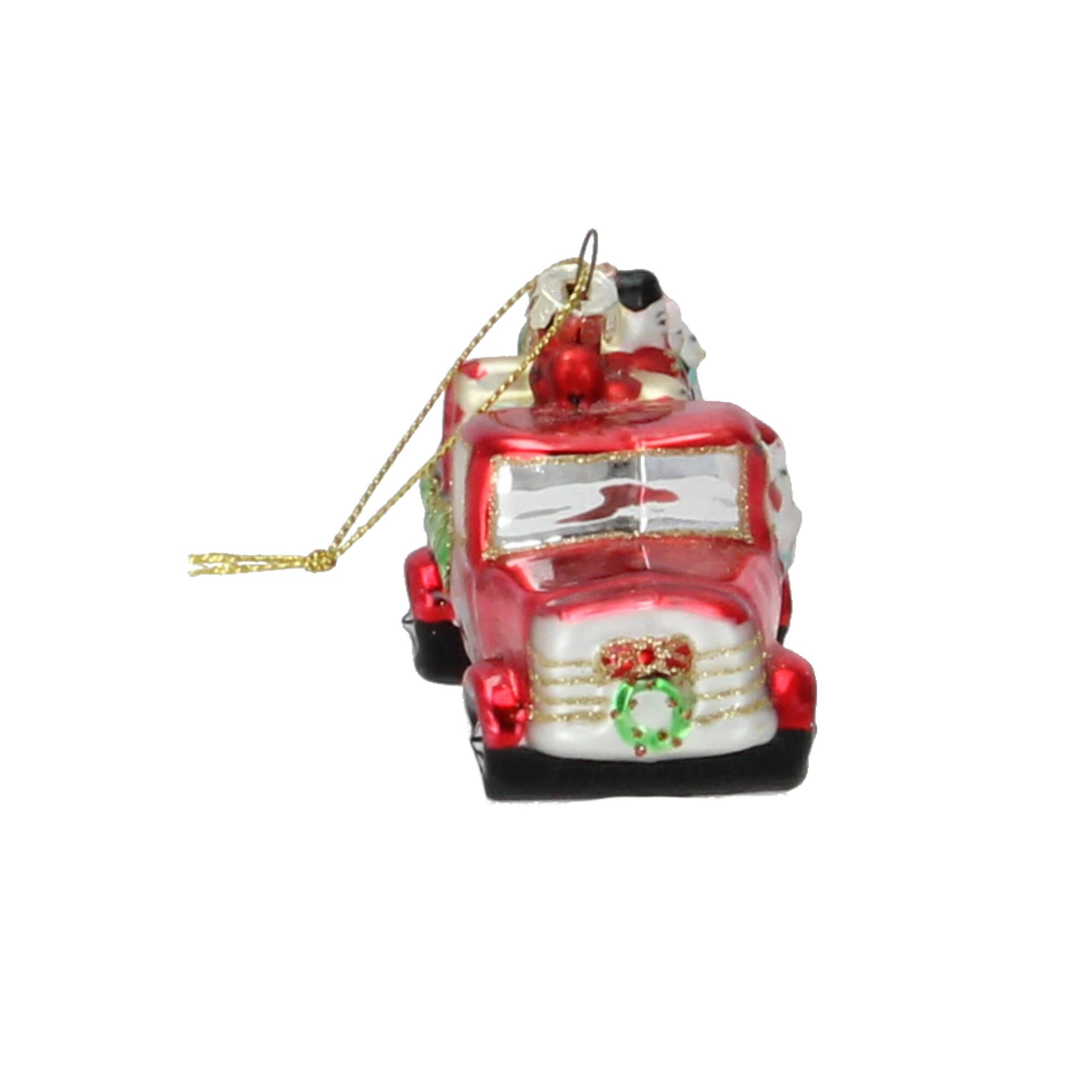 Gehlmann Christbaumschmuck Auto mit Geschenken rot Gehlmann Christbaumschmuck Auto mit Geschenken rot