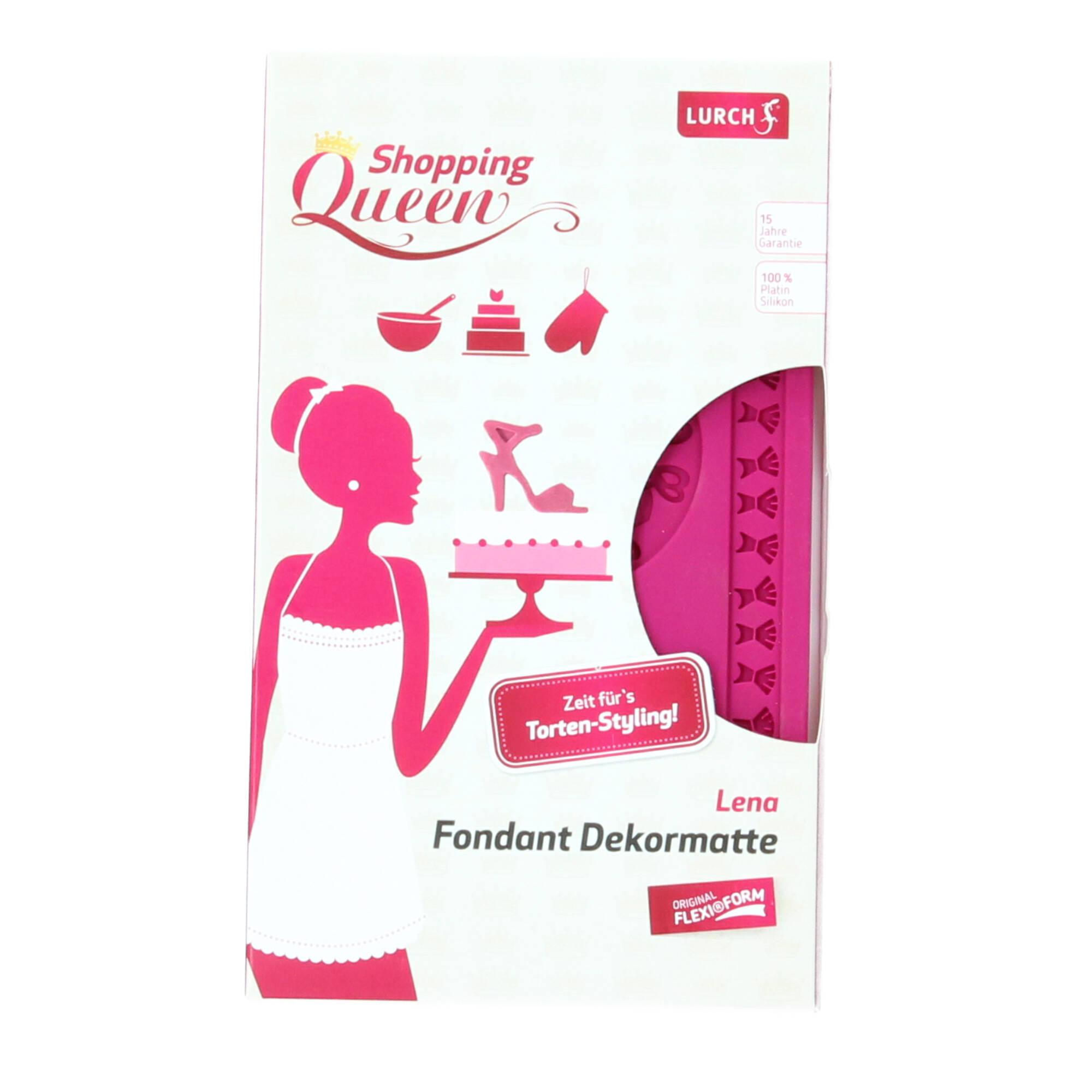 Lurch FlexiForm Prägematte Shopping Queen Lena Silikon Pink