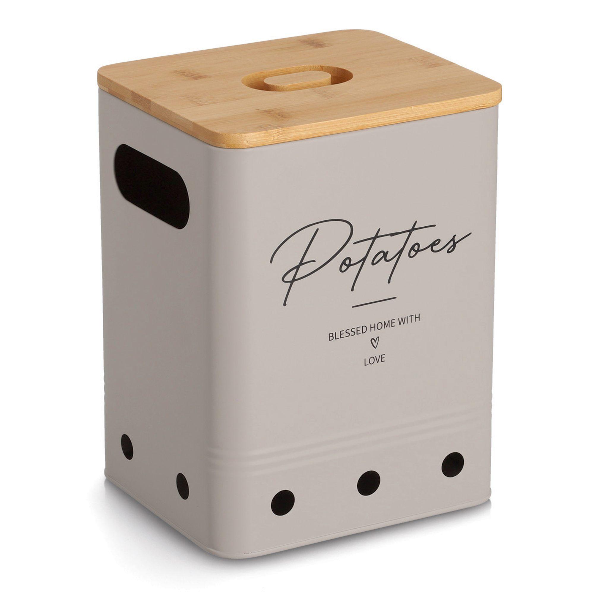 Zeller Present Vorratsdose Potatoes mit Bambusdeckel 5100ml 19412