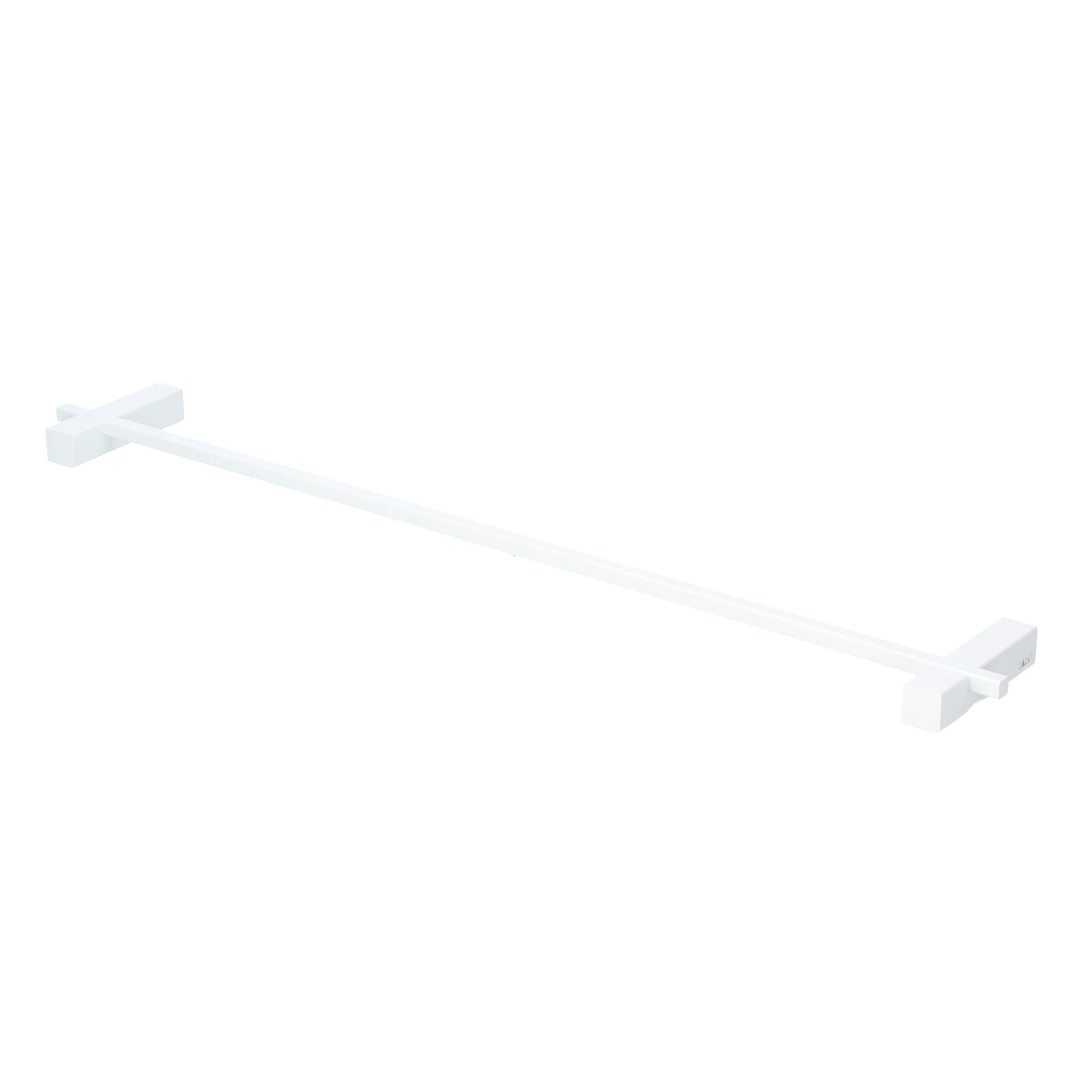 Zack Carvo Handtuchstange 66cm Edelstahl weiß Zack Carvo Handtuchstange 66cm Edelstahl weiß