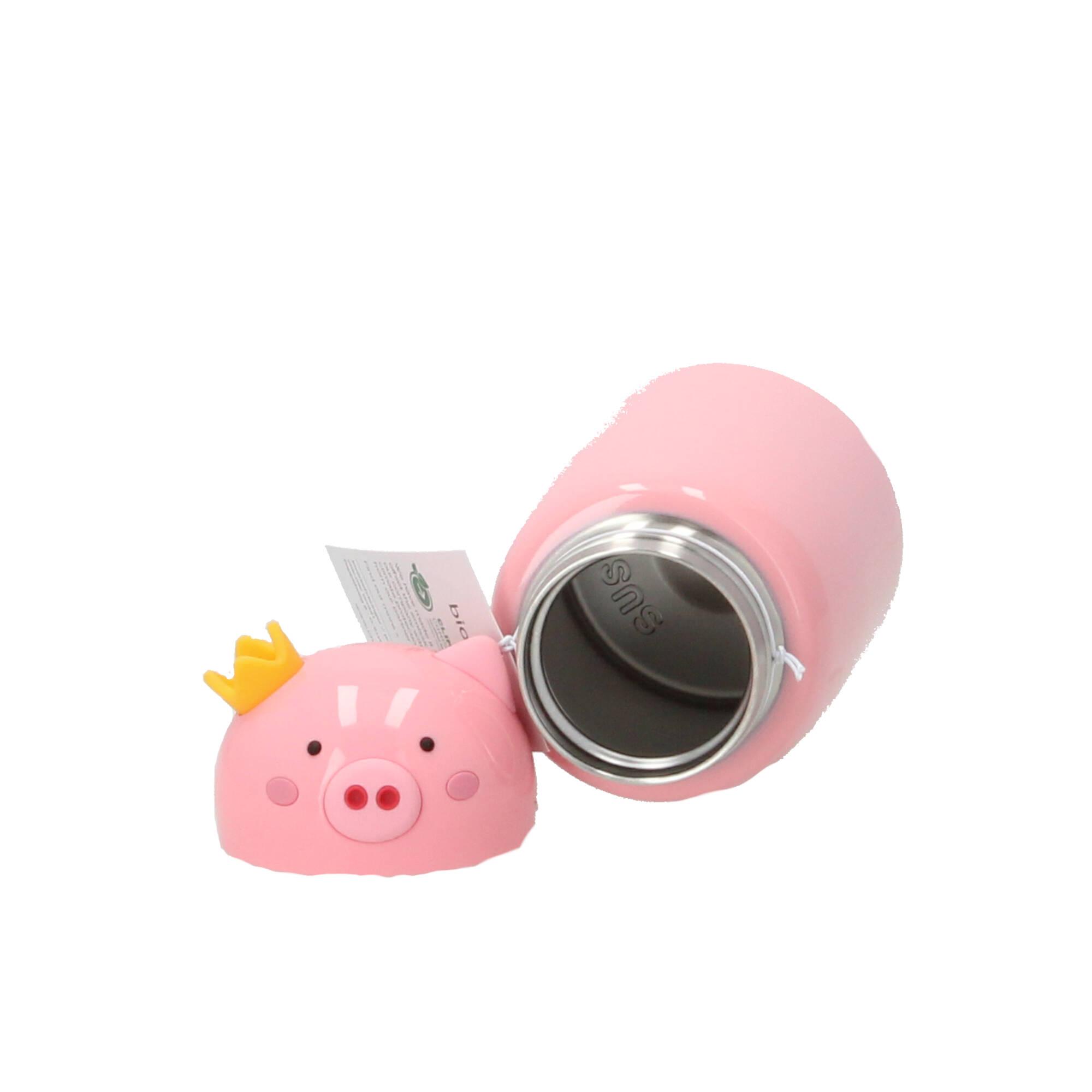 chic.mic Trinkflasche Kinder bioloco kids bottle Piglet Rosa chic.mic Trinkflasche Kinder bioloco kids bottle Piglet Rosa