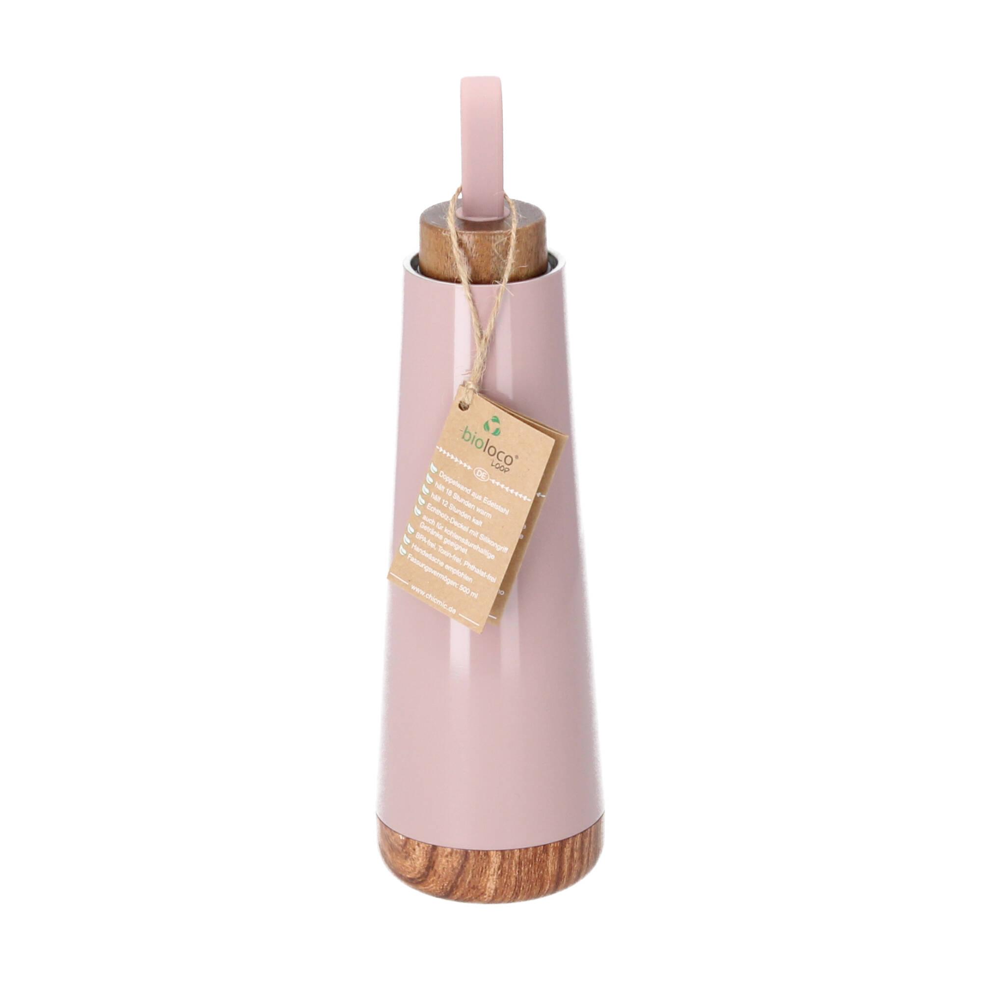 chic.mic bioloco loop Isolierflasche Thermosflasche dusty rose chic.mic bioloco loop Isolierflasche Thermosflasche dusty rose