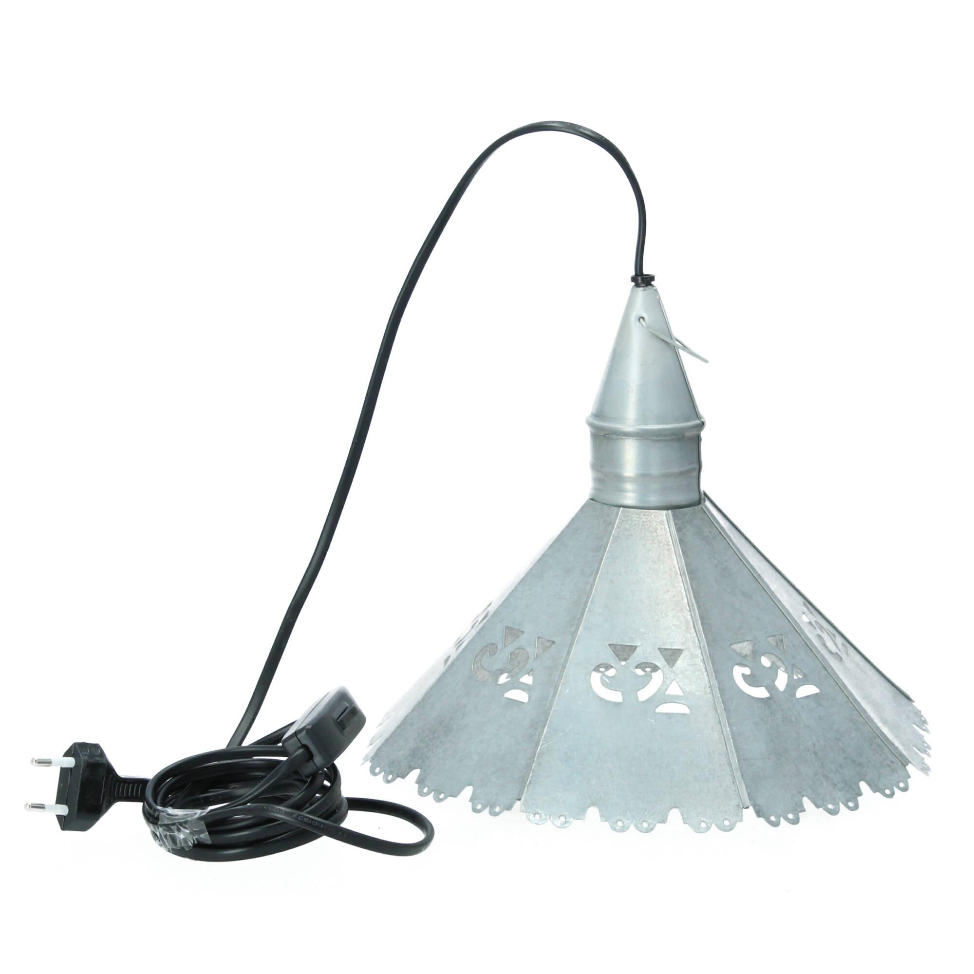 Hoff Lampe Metall Schirmlampe Deckenlampe Muster