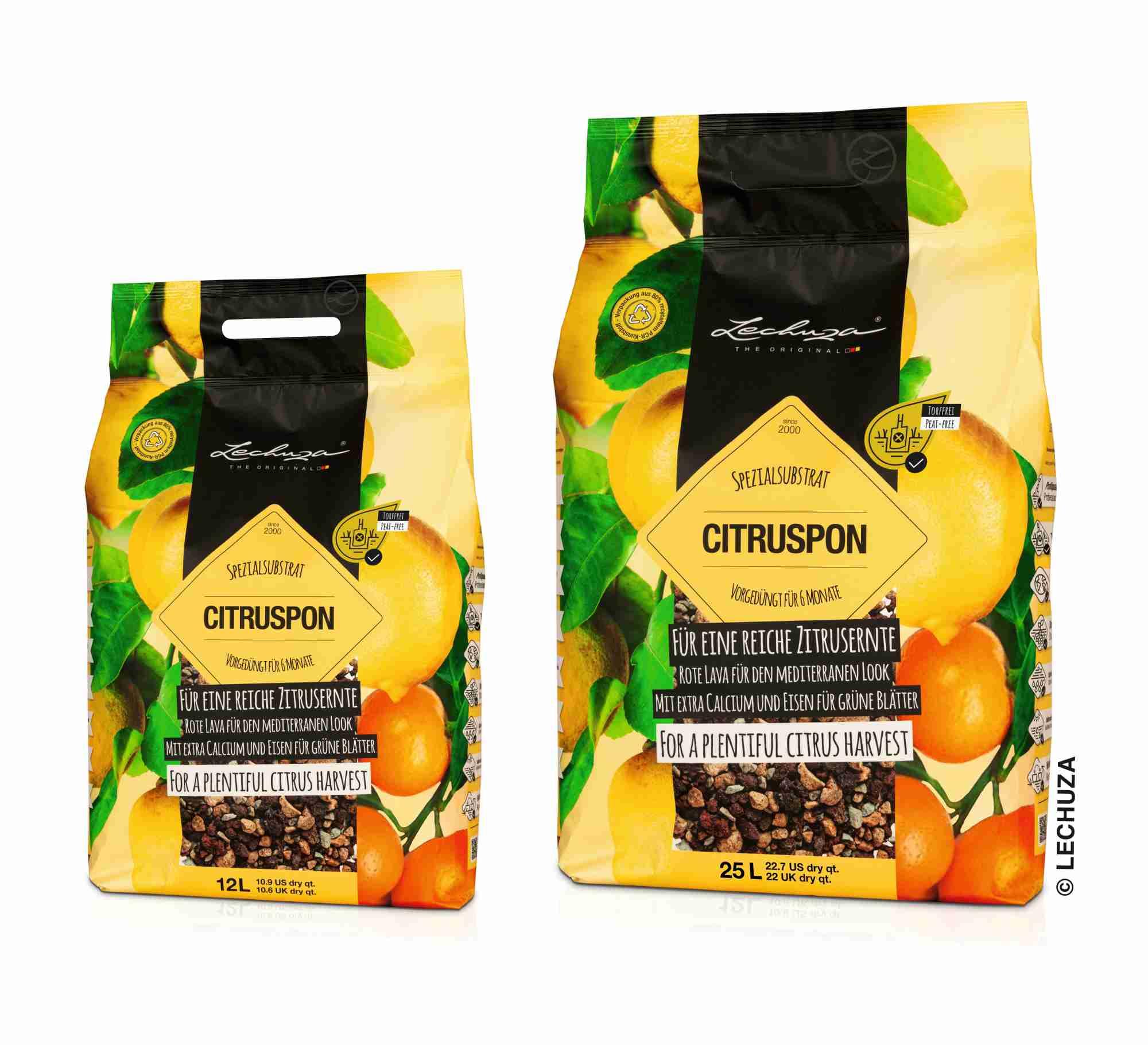 Lechuza Substrat Citruspon 25L torffrei 19541