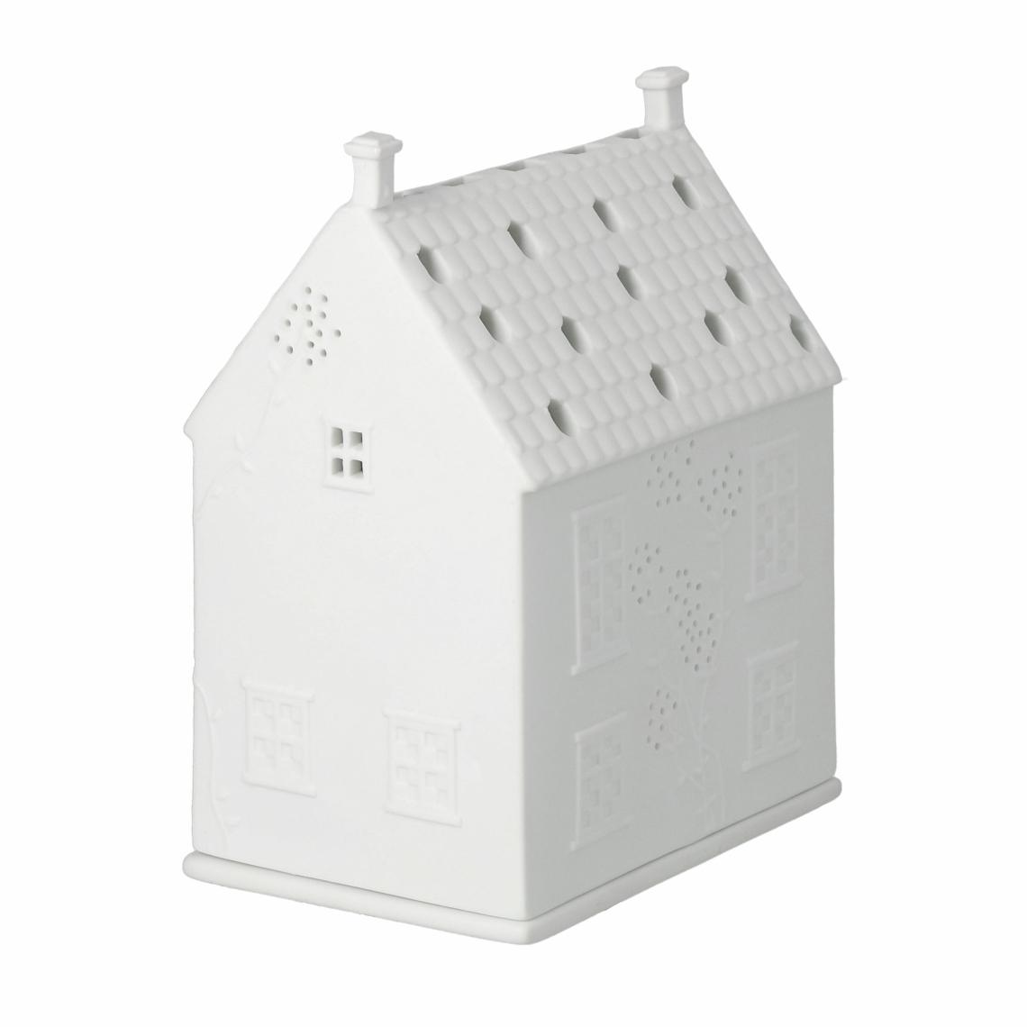 räder Lichthaus Cottage Landhäuschen Ranken Teelichthalter weiß 0018213
