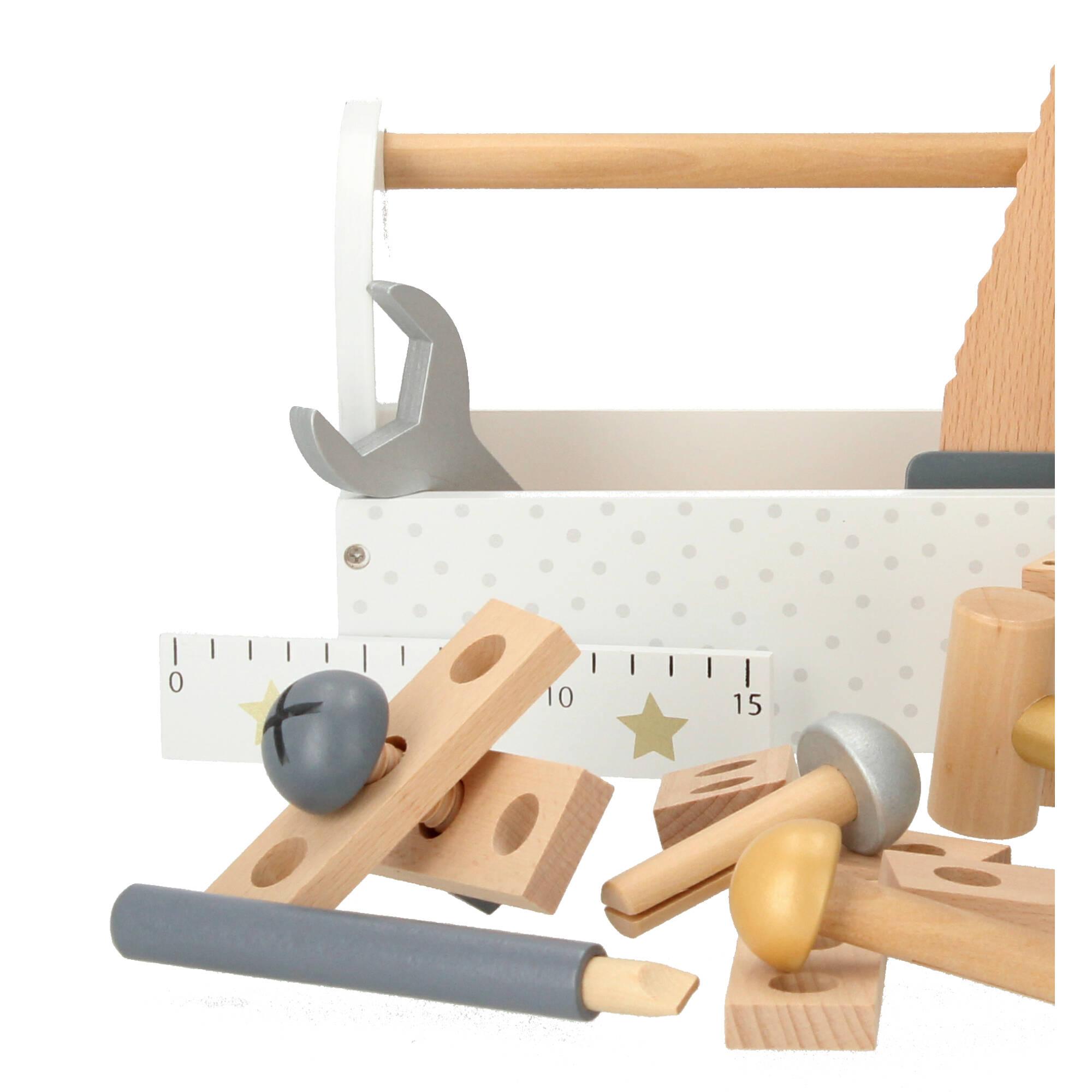 JaBaDaBaDo Werkzeugkiste Spielset Holzspielzeug Werkzeug 2+ JaBaDaBaDo Werkzeugkiste Spielset Holzspielzeug Werkzeug 2+