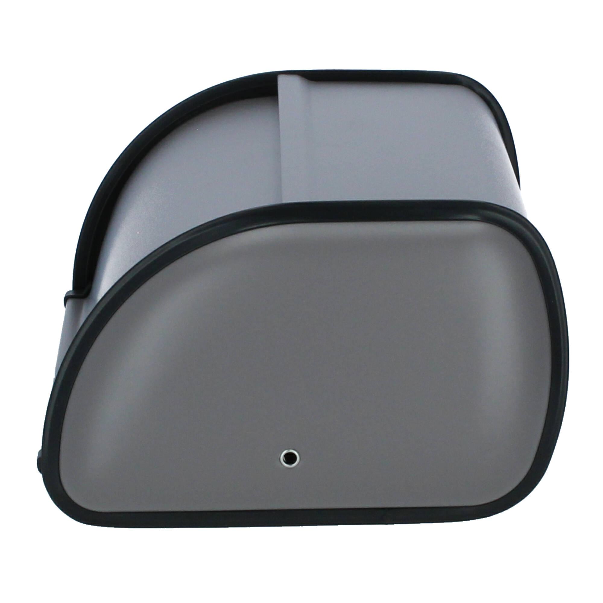 Plint Brotkasten Brotbox Retro almost black schiefergrau