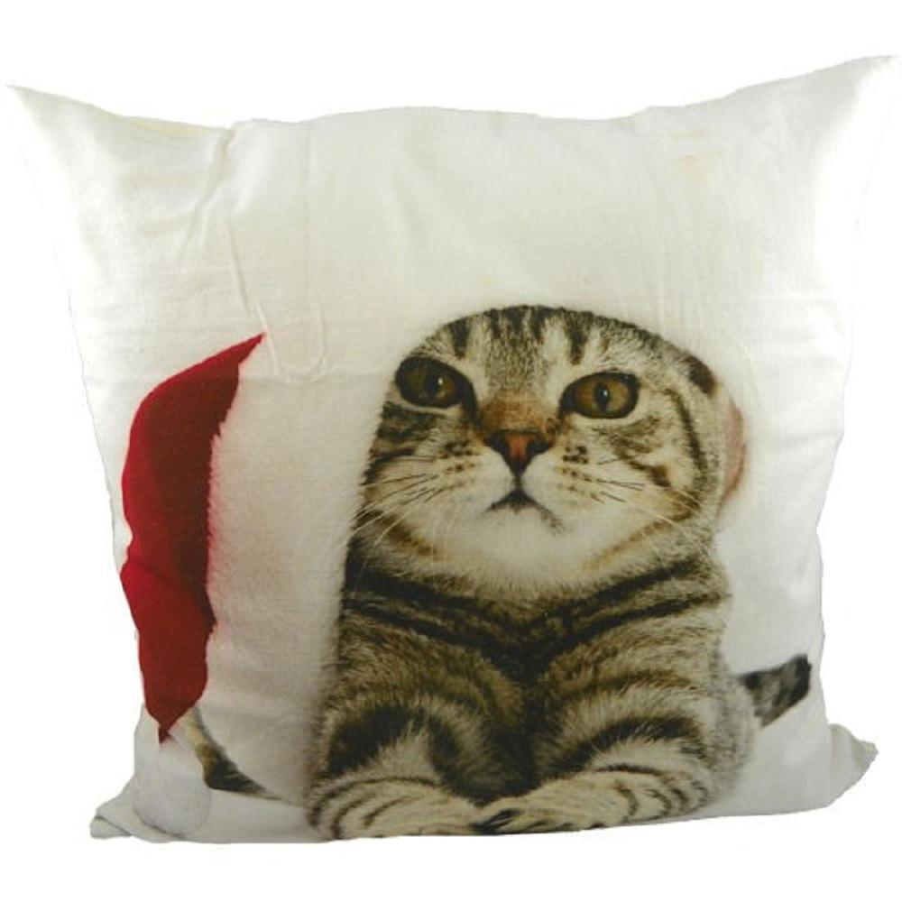 Mars & More Dekokissen Weihnachtskatze, GKKSKRKT