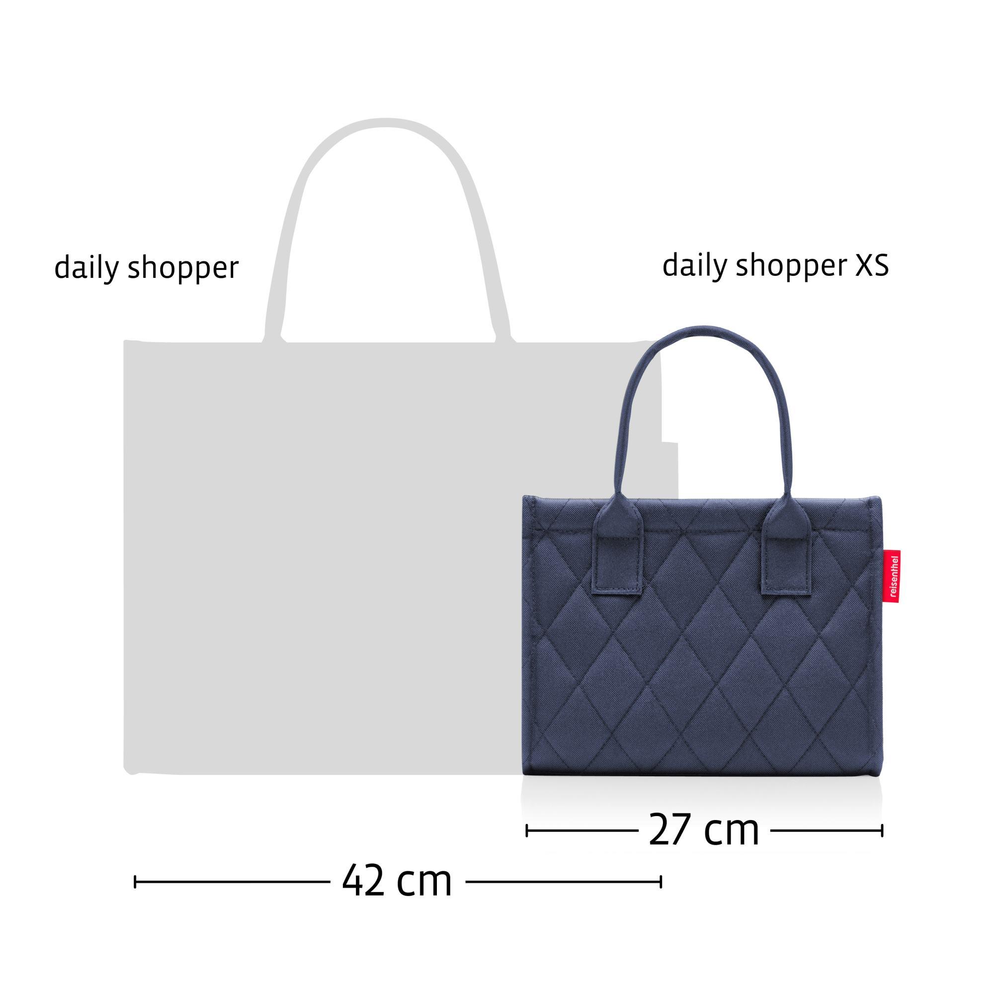 reisenthel Handtasche daily shopper XS Rhombus midnight gold GN4110 reisenthel Handtasche daily shopper XS Rhombus midnight gold GN4110