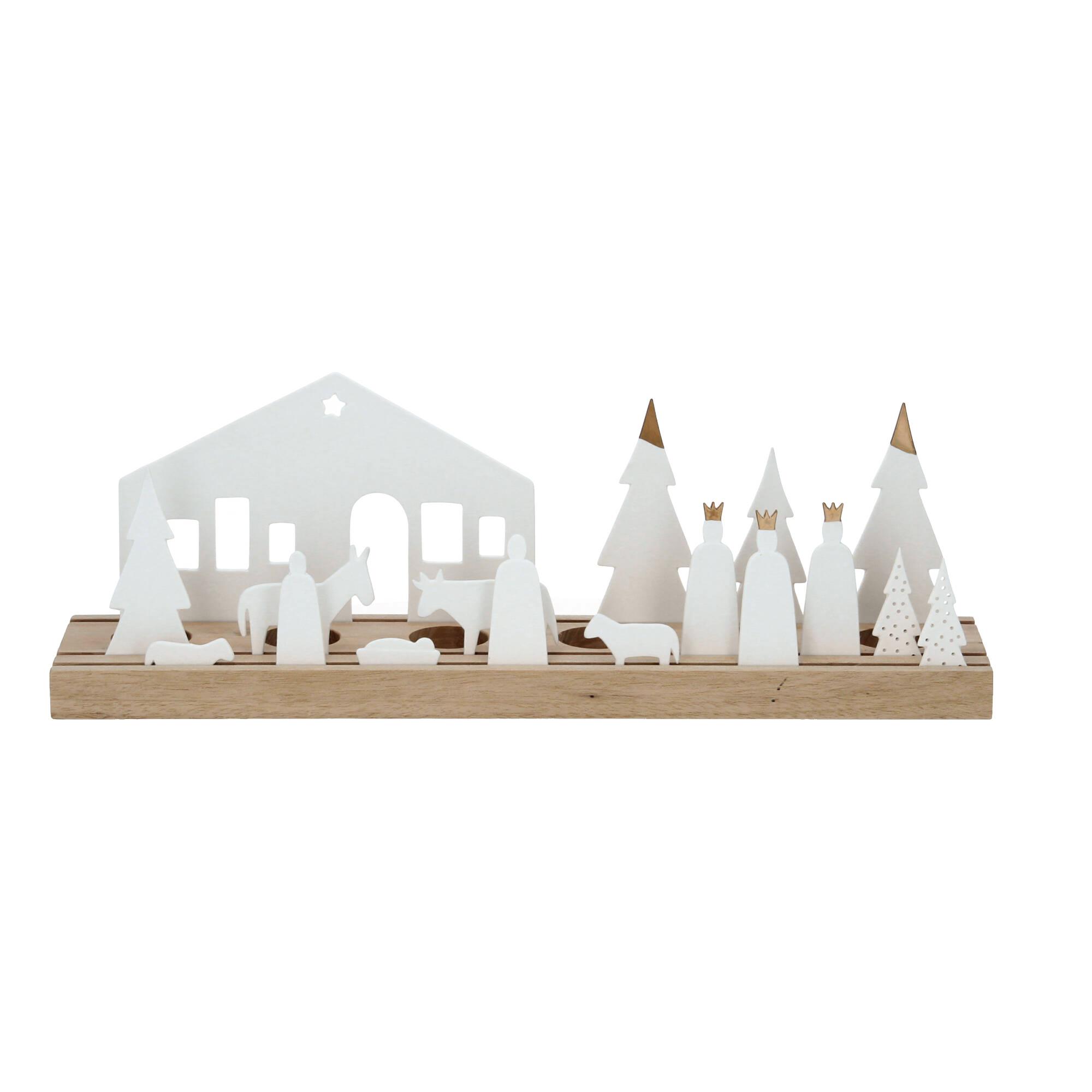 räder Living Xmas Lichtobjekt Krippe Teelichthalter
