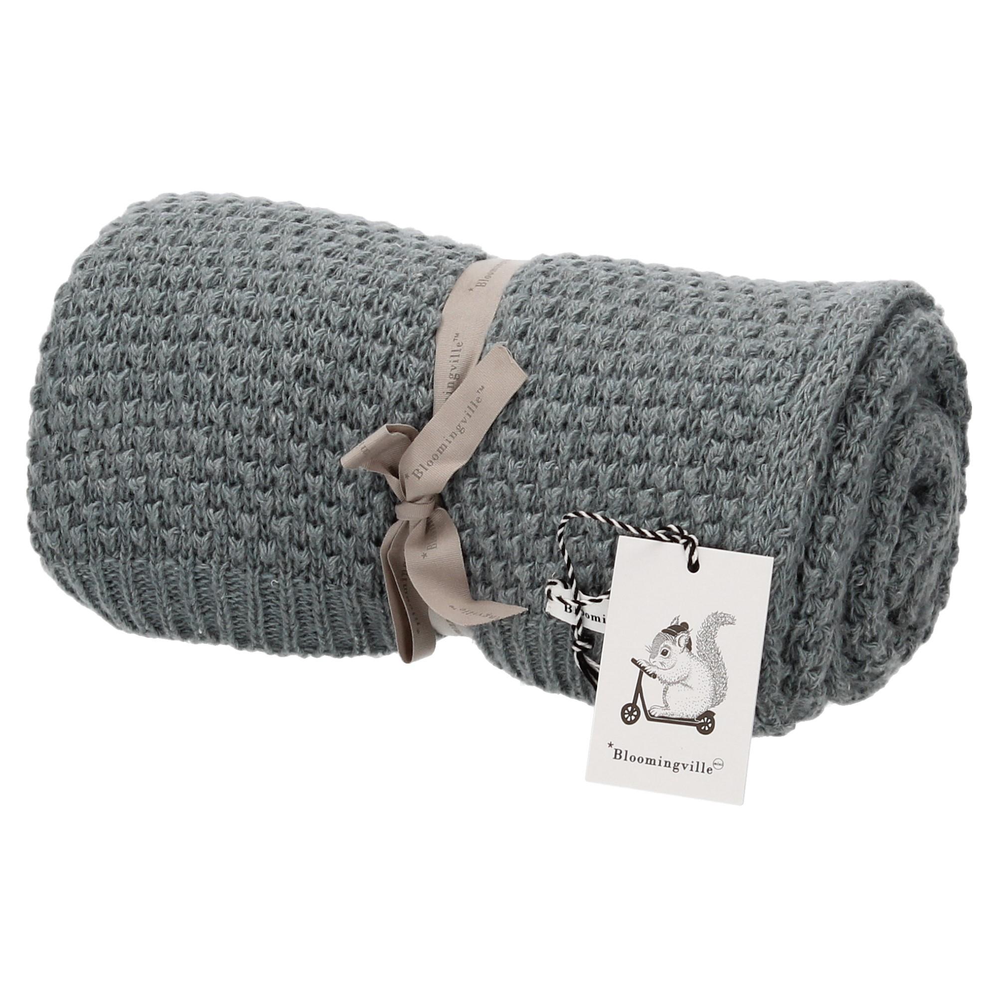 Bloomingville Babydecke blau