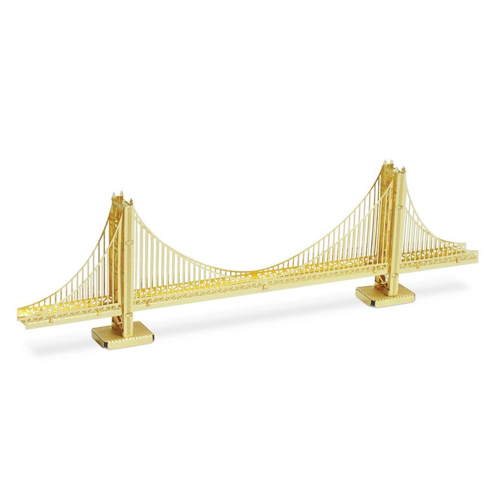 Metal Earth 3D Modell Golden Gate Bridge gold, MMS001G Metal Earth 3D Modell Golden Gate Bridge gold, MMS001G