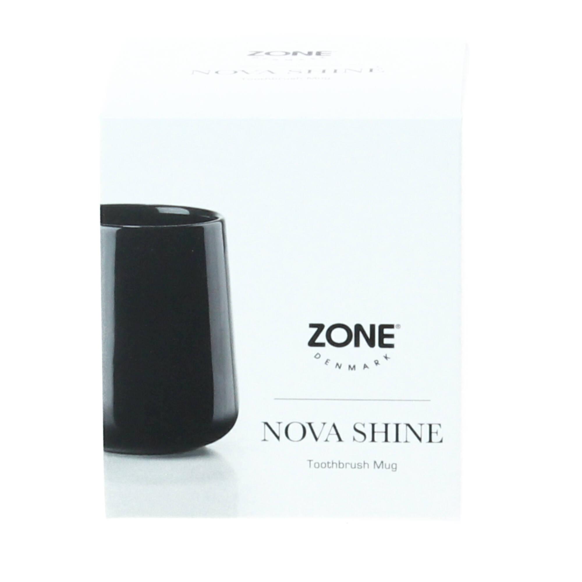 Zone Nova Shine Zahnbürstenbecher - schwarz 330268 Zone Nova Shine Zahnbürstenbecher - schwarz 330268