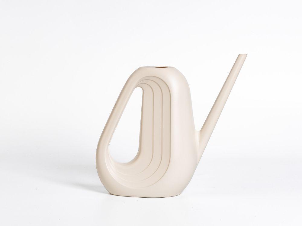 Plastia Gießkanne Gradient 1,4l Elfenbein Weiß Kunststoff