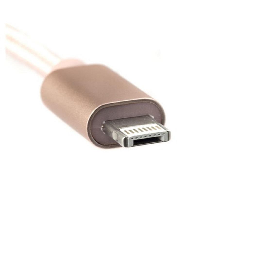 Kikkerland Ladekabel Rosegold, US142-RG-EU