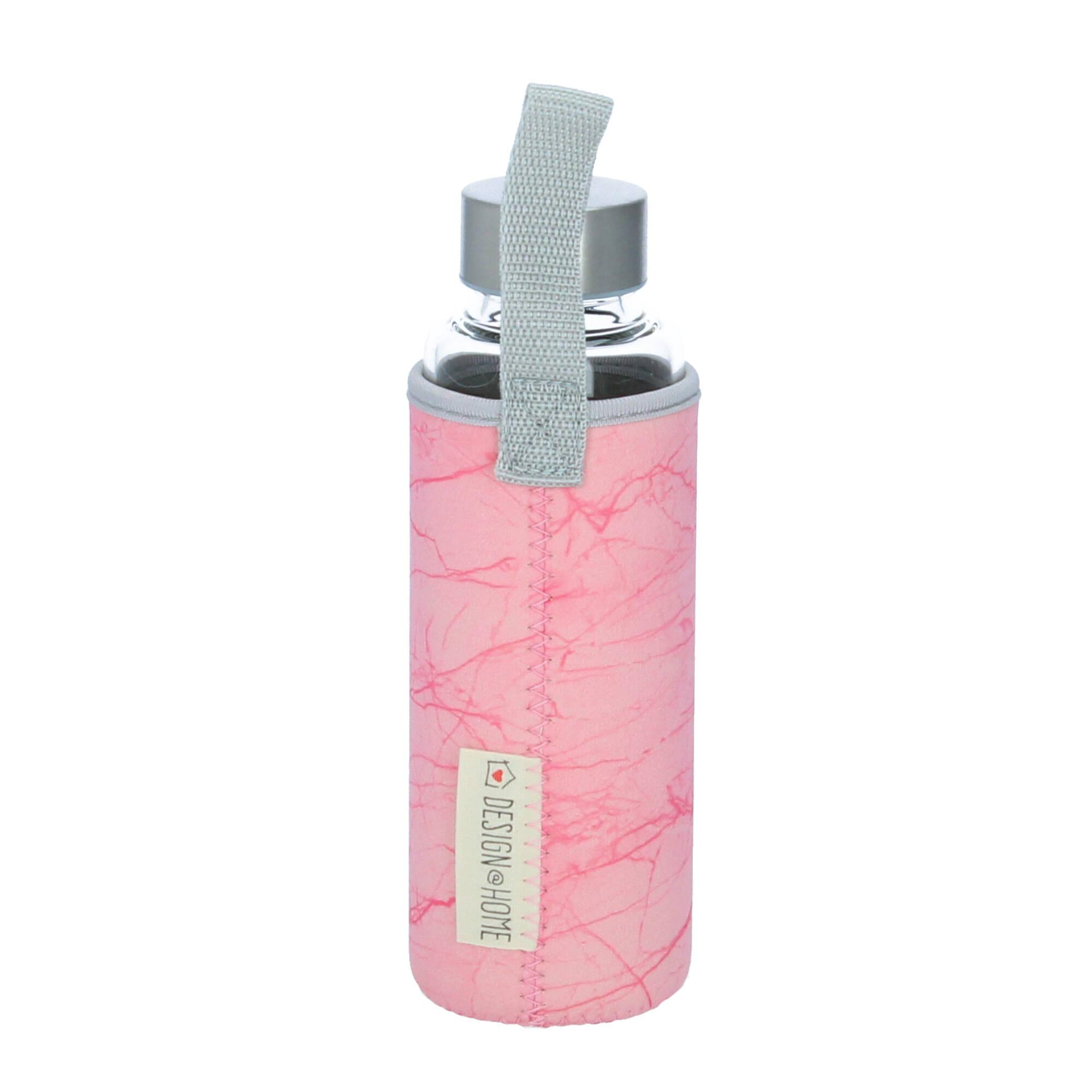 PPD Trinkflasche Glasflasche mit Schutzhülle girlboss 350 ml rosa PPD Trinkflasche Glasflasche mit Schutzhülle girlboss 350 ml rosa