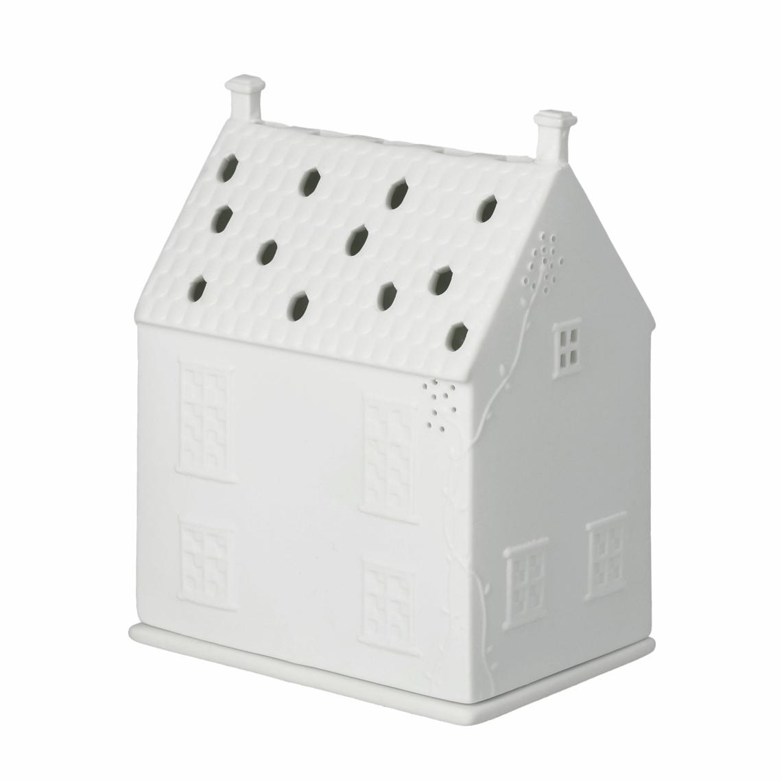 räder Lichthaus Cottage Landhäuschen Ranken Teelichthalter weiß 0018213