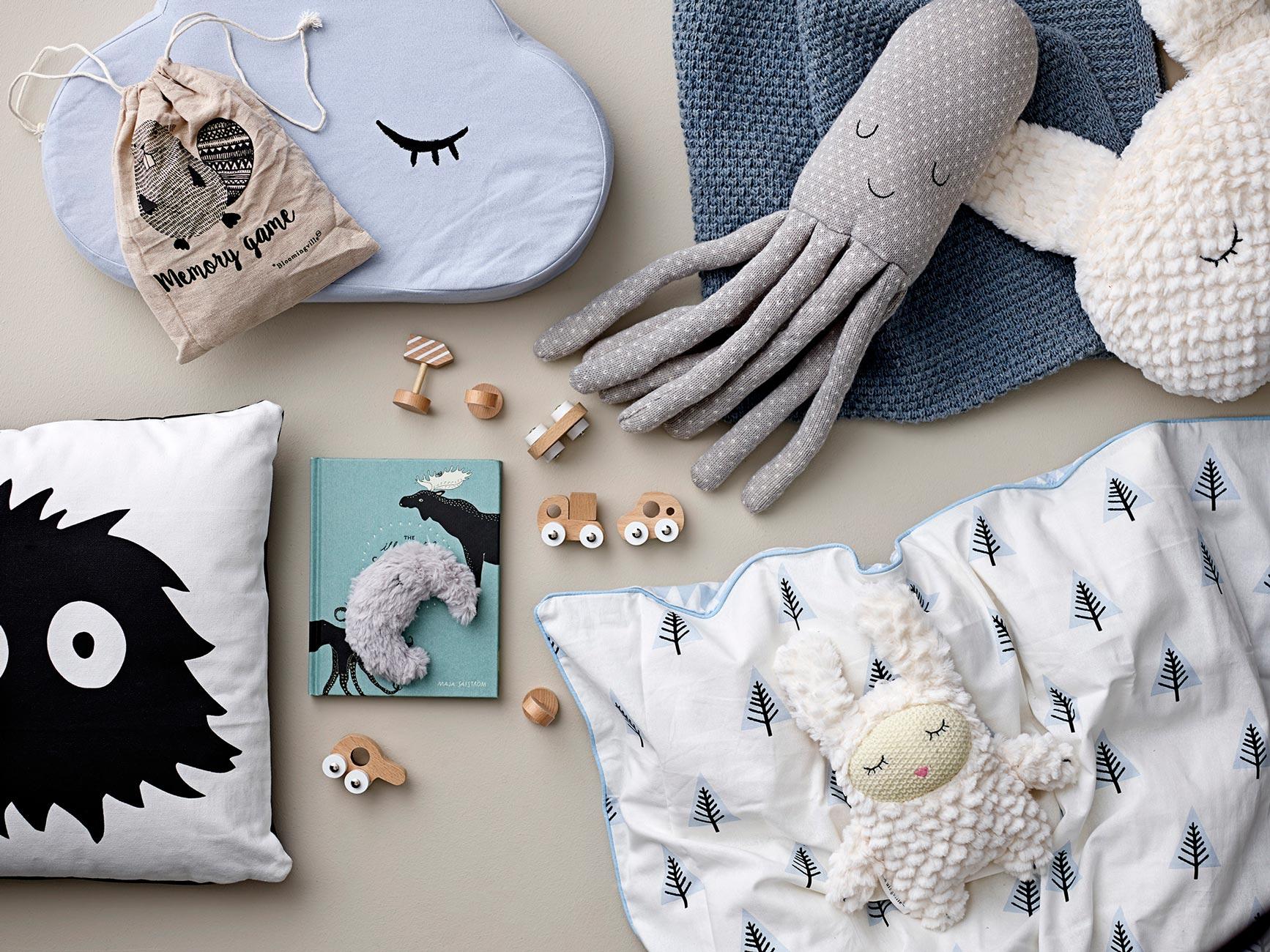 Bloomingville Babydecke blau Bloomingville Babydecke blau