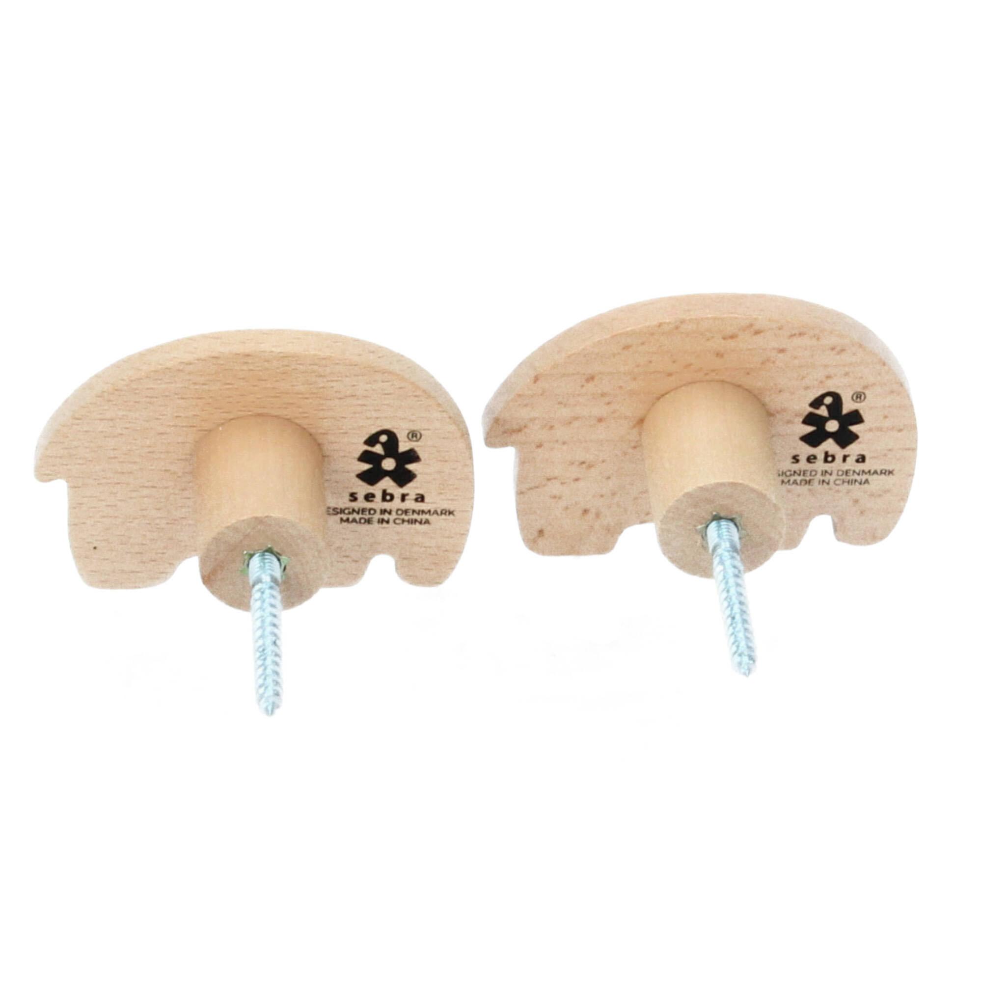 Sebra Wandhaken aus Holz 2 tlg. Fanto der Elefant Sebra Wandhaken aus Holz 2 tlg. Fanto der Elefant
