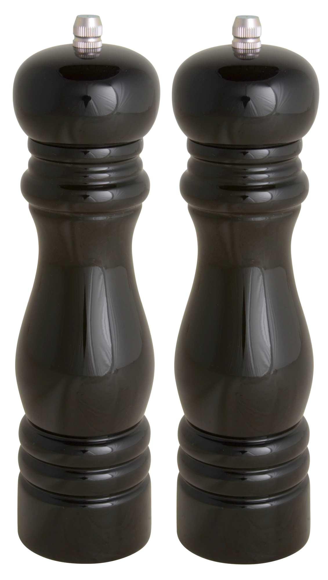 IB Laursen Gewürzmühle Salz-/ Pfeffermühle 2er-Set Schwarz