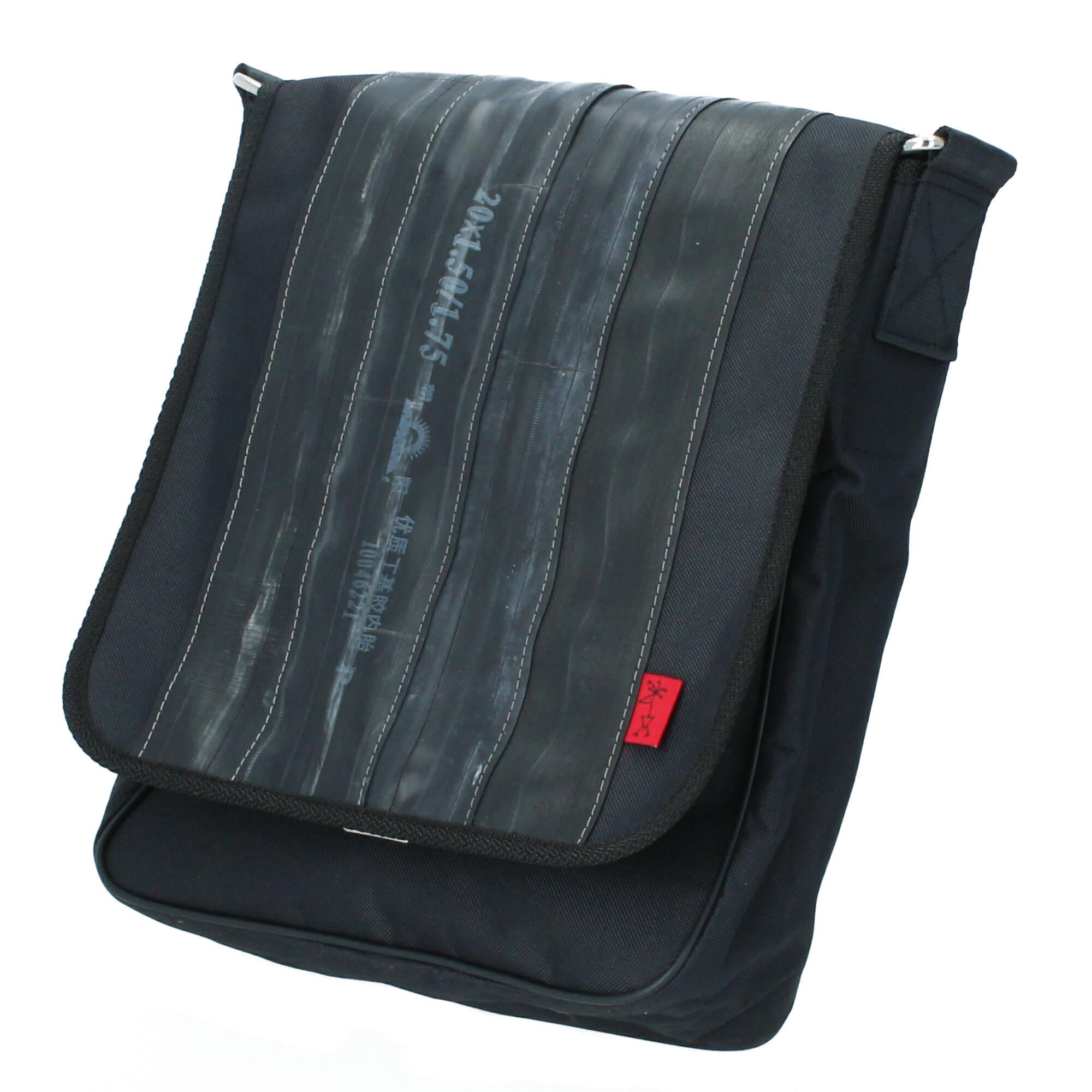 Stef Fauser Umhängetasche Velotti 33x30x8 cm schwarz