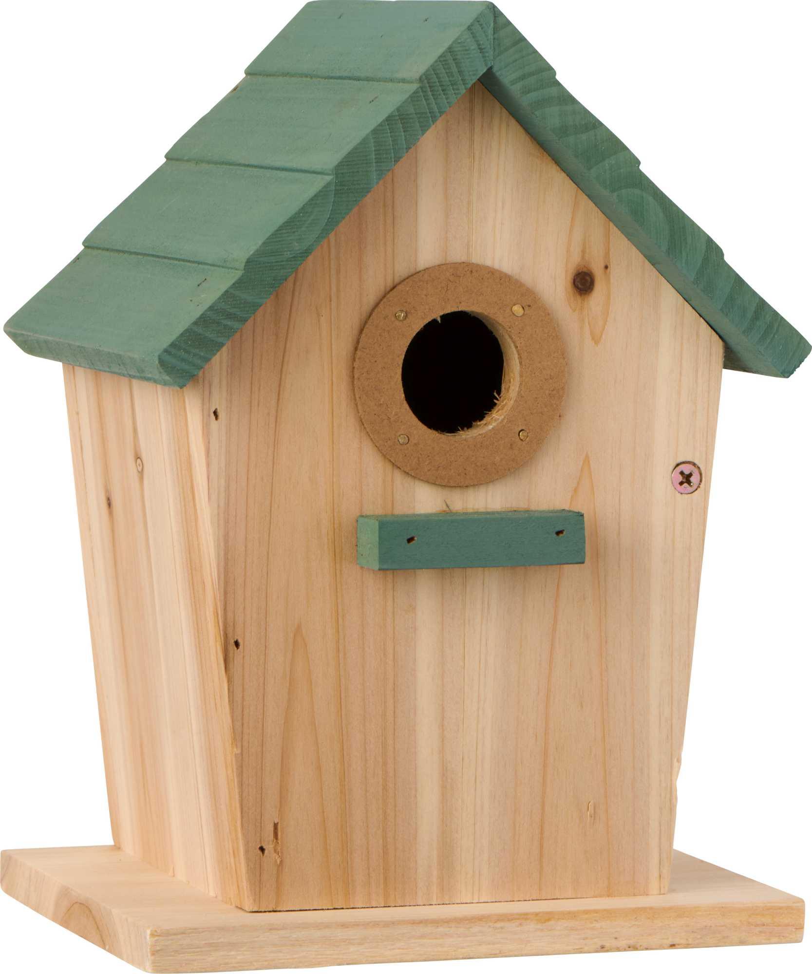 IB Laursen Nistkasten Vogelhaus Naturf. staubig grünes Dach IB Laursen Nistkasten Vogelhaus Naturf. staubig grünes Dach