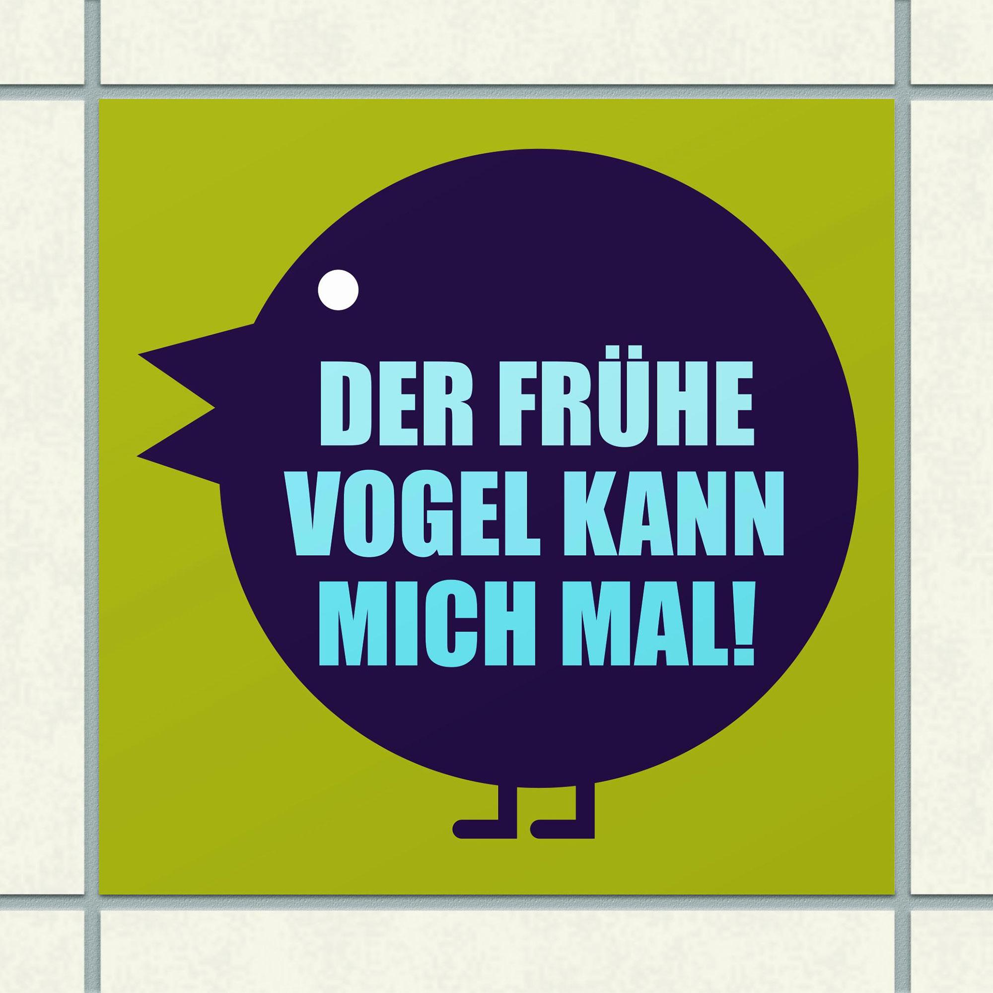 Sticky Jam Fliesen-Sticker Der frühe Vogel..., 36011008 Sticky Jam Fliesen-Sticker Der frühe Vogel..., 36011008