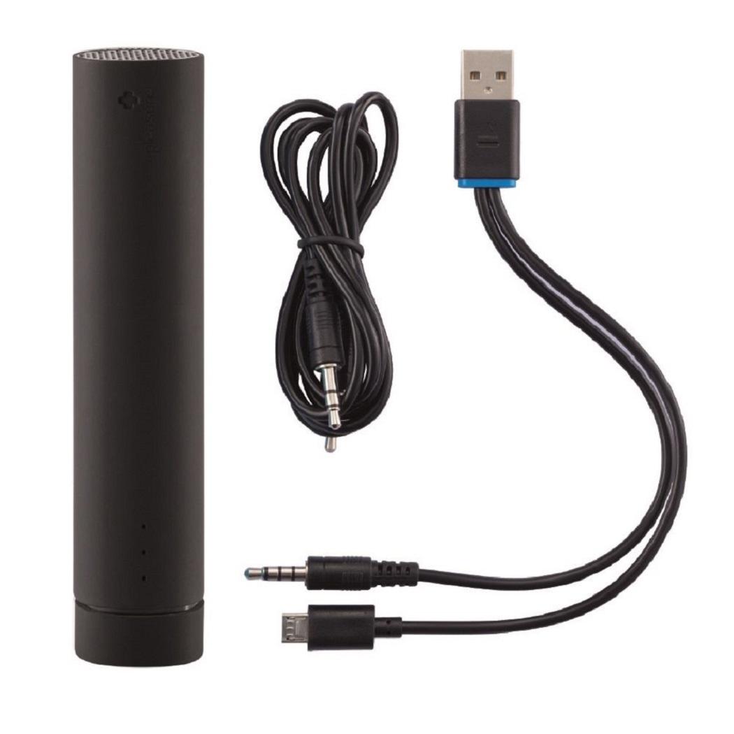Loooqs Backup-Battery Speaker Lautsprecher & Ladeakku schwarz, P326.821