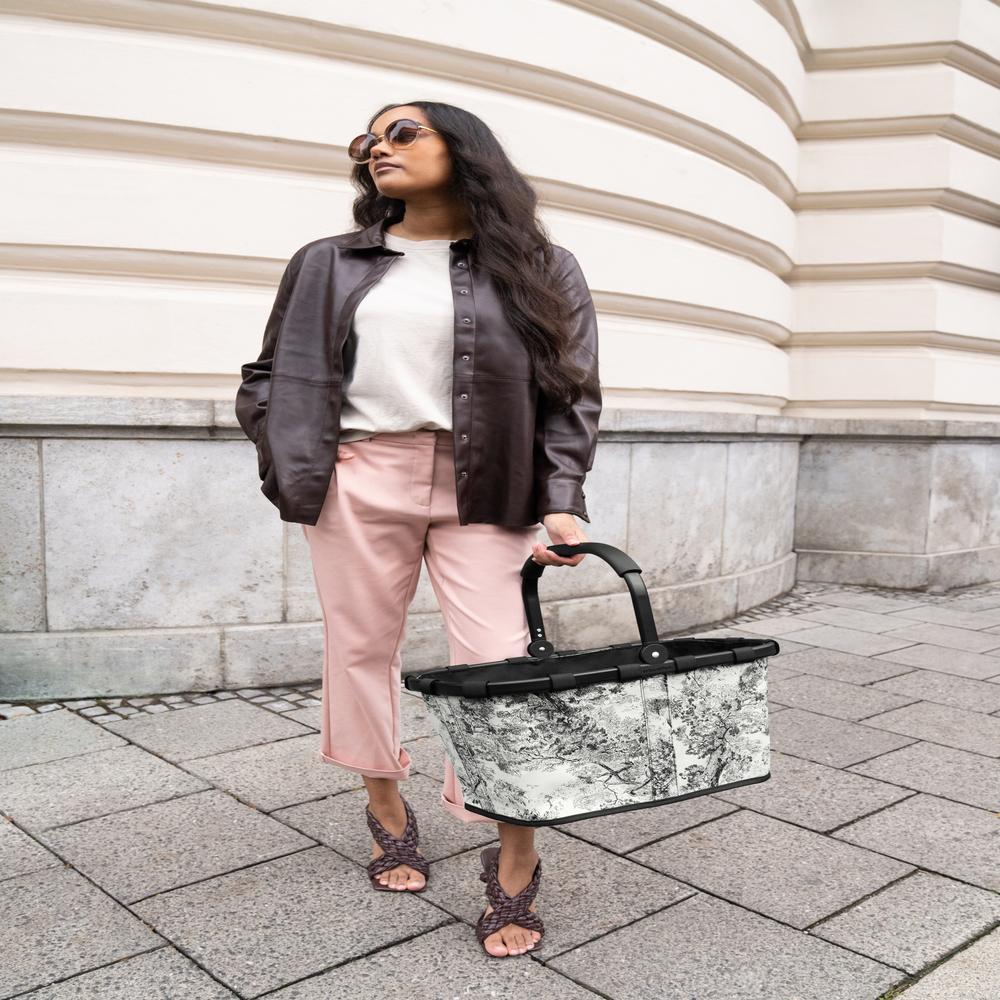 reisenthel carrybag frame Jacquard Grey Einkaufskorb BK1041