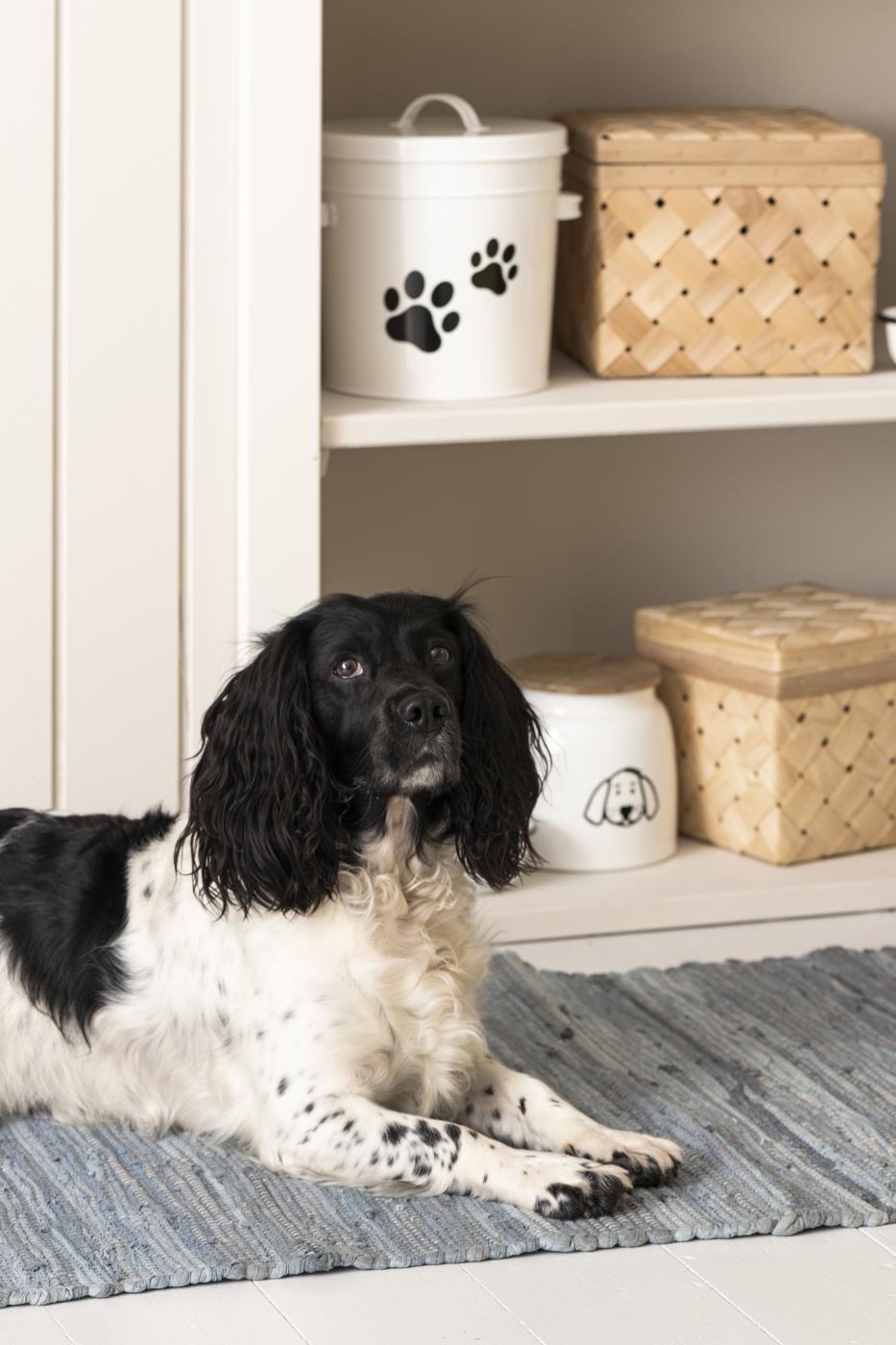 IB Laursen Dose für Hundefutter Emaille weiß 04897-11 IB Laursen Dose für Hundefutter Emaille weiß 04897-11