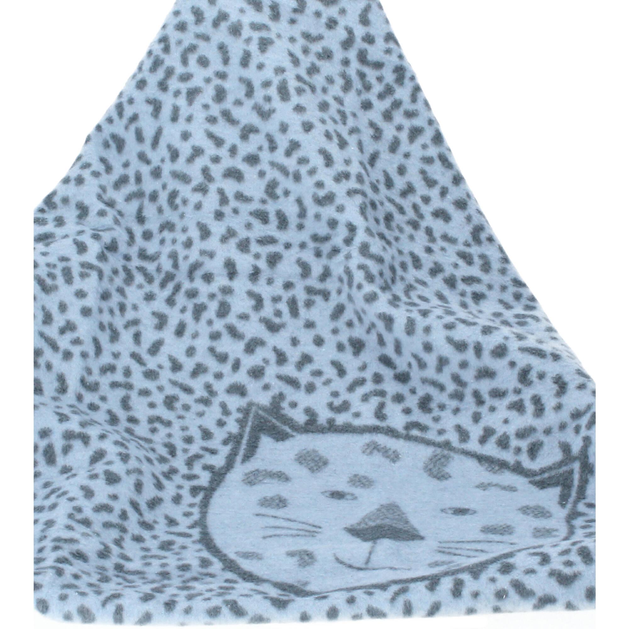 David Fussenegger Babydecke VELVET Kids Plaid Leopard 65x90 cm hellblau David Fussenegger Babydecke VELVET Kids Plaid Leopard 65x90 cm hellblau
