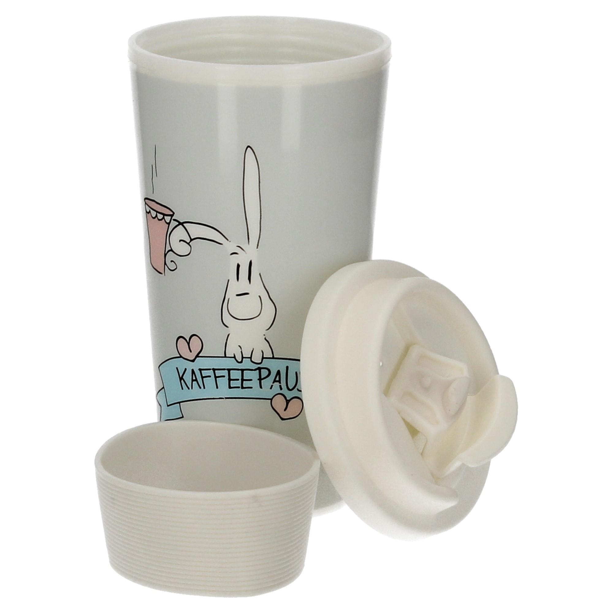 Mea Living Coffee to Go Kunststoff Becher Kaffeepause 450 ml