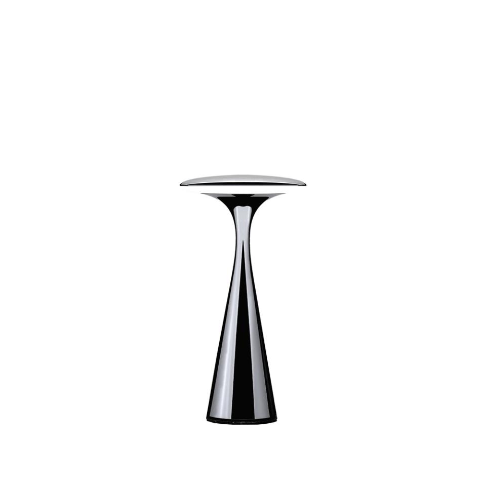 chic.mic Tischlampe Ufo Table lamp smallChrome Silber UTLS107