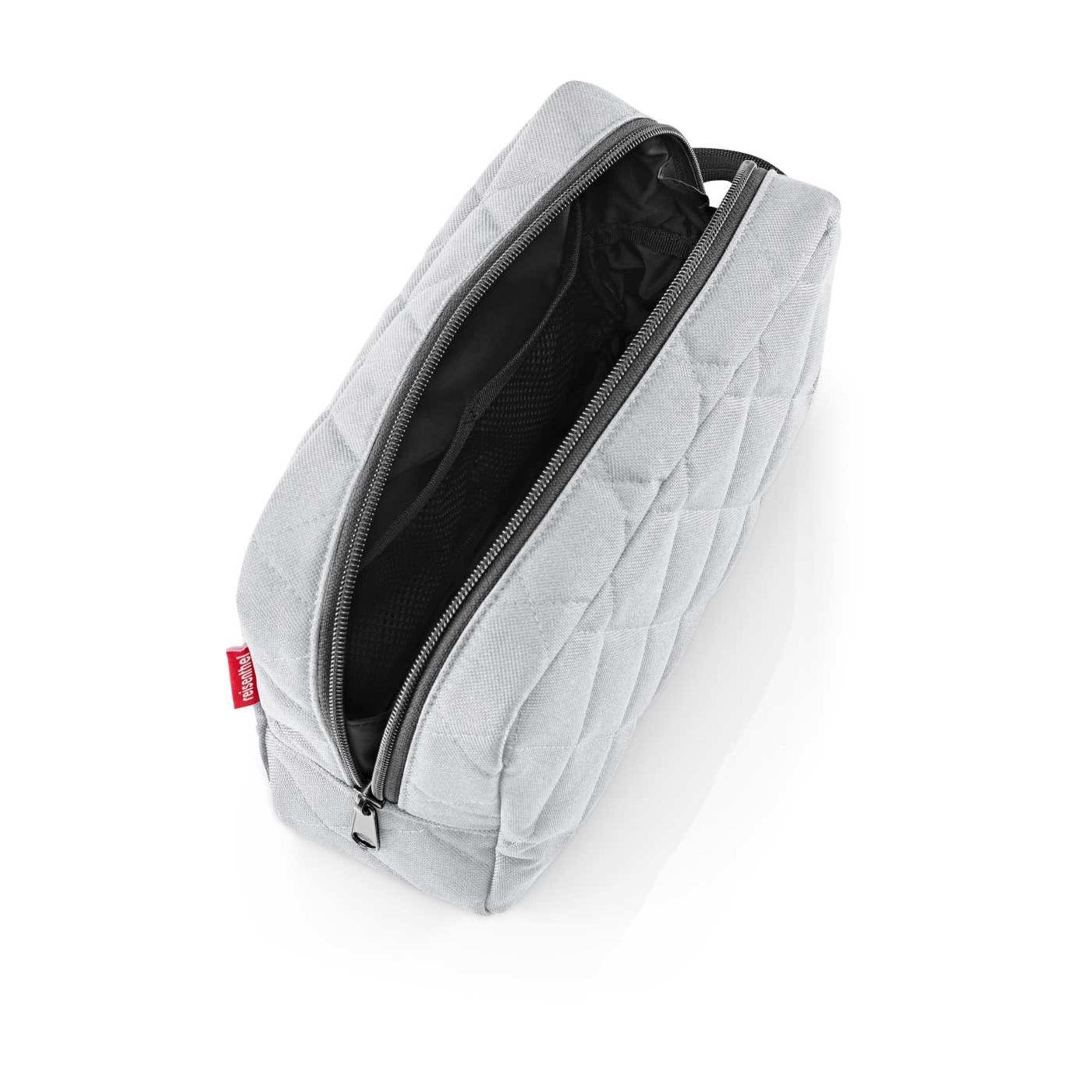 reisenthel kulturbeutel cosmeticpouch M rhombus light grau