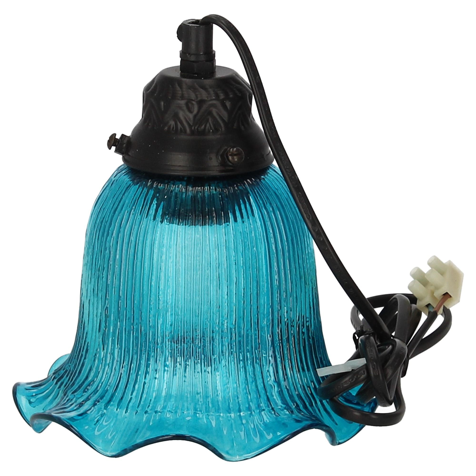 Hoff-Interieur Deckenlampe Bourbon gerillt, 3er Set weiß lila türkis Hoff-Interieur Deckenlampe Bourbon gerillt, 3er Set weiß lila türkis