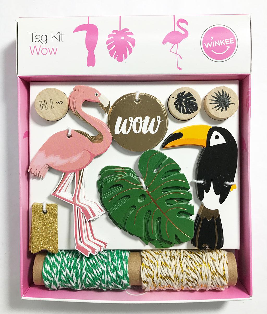 Mags Geschenkverzierung Flamingo, Tukan, 14820 Mags Geschenkverzierung Flamingo, Tukan, 14820