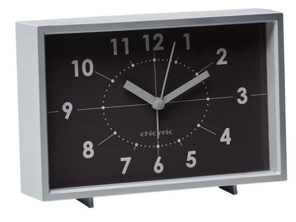 chic.mic Wecker Vintage Clock Rocket Grau VCL102 chic.mic Wecker Vintage Clock Rocket Grau VCL102