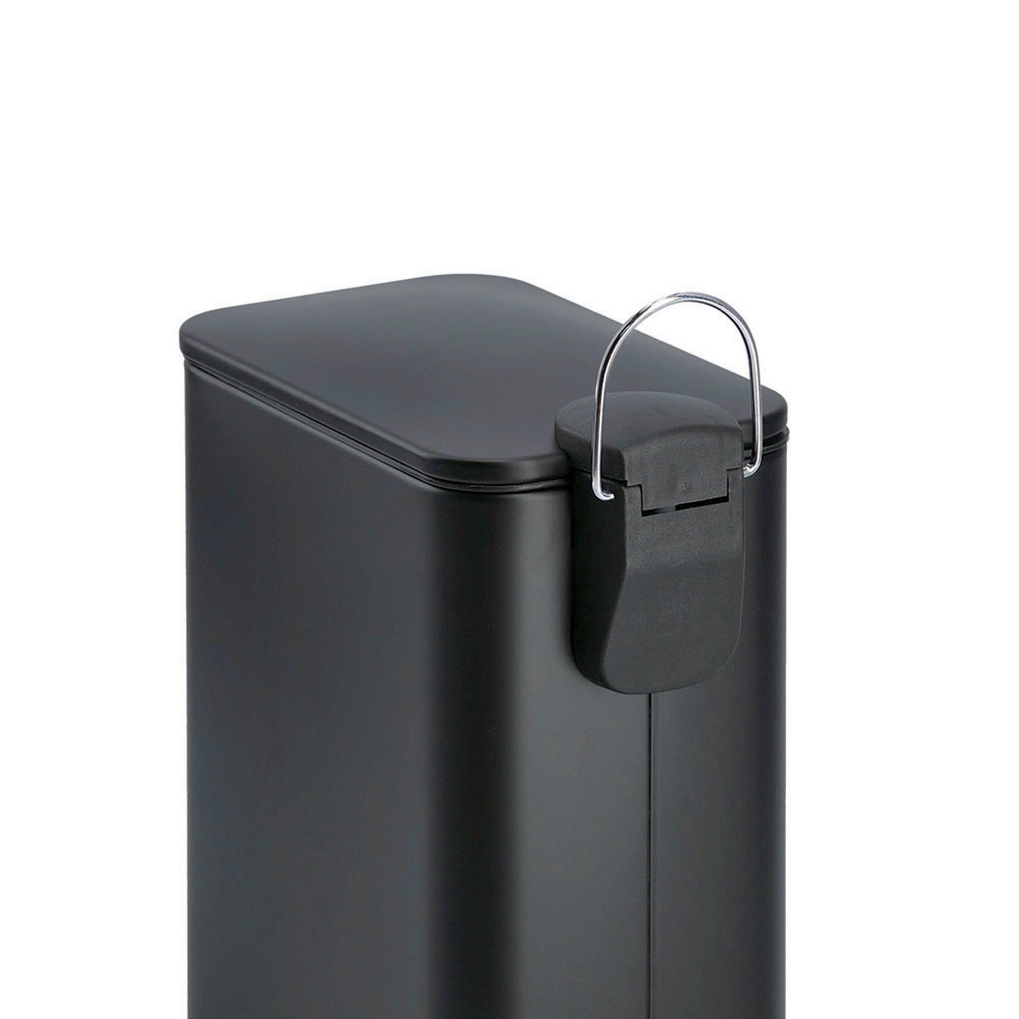 Zeller Treteimer 5L schwarz 28,3x14x29cm 18962 Zeller Treteimer 5L schwarz 28,3x14x29cm 18962