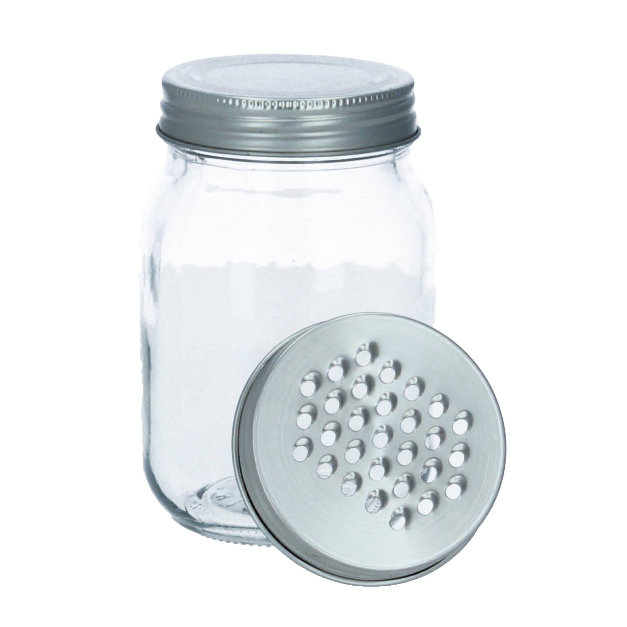 Chic Antique Küchenreibe mit Deckel Käsereibe Aufbewahrung Glas