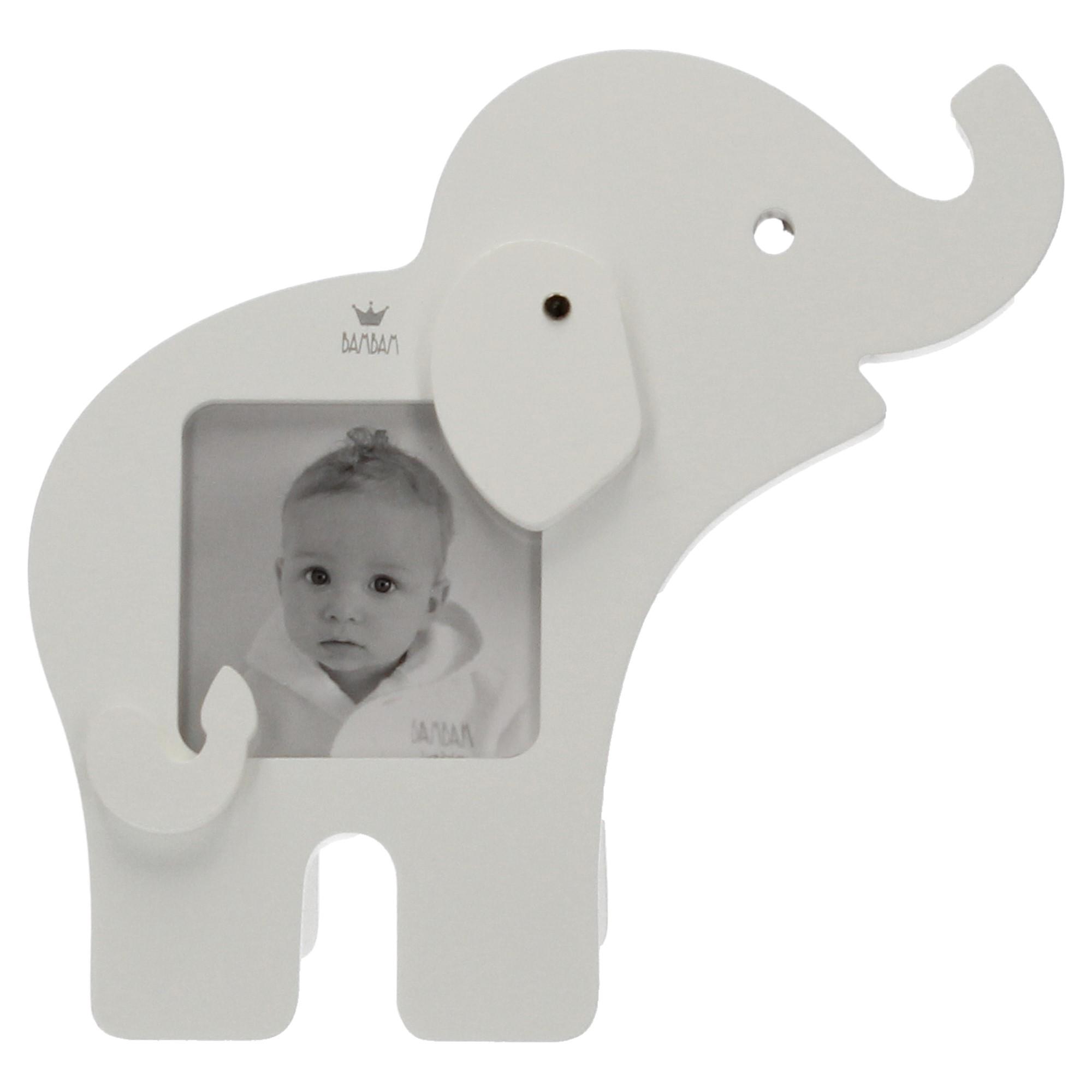 BamBam Bilderrahmen Elefant weiß