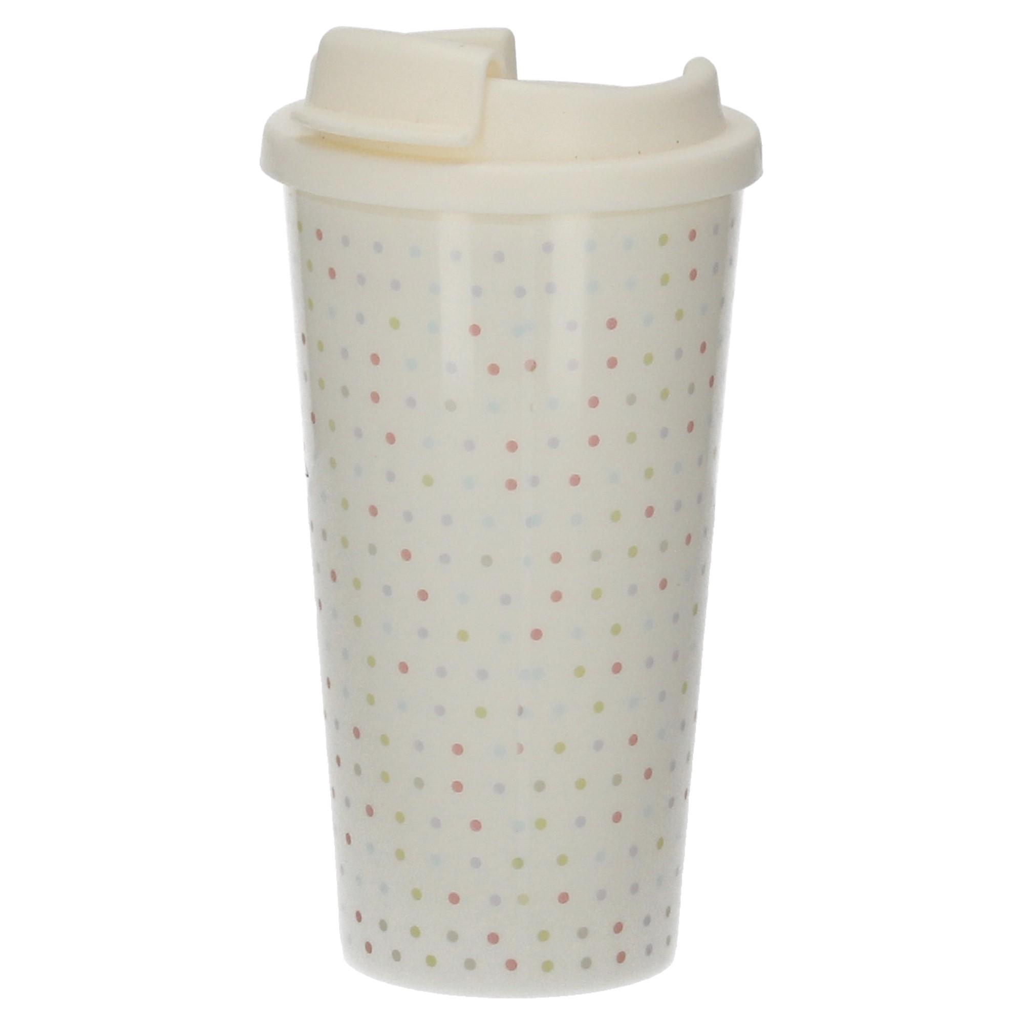 Mea Living Coffee to Go Kunststoff Becher Ich lass dich nie 450ml