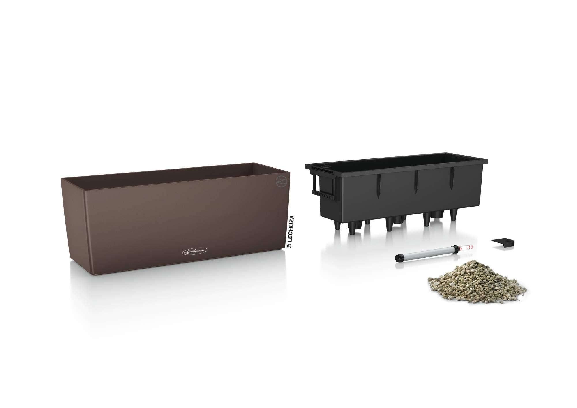 Lechuza Blumenkasten Balconera Color 50 muskat braun Lechuza Blumenkasten Balconera Color 50 muskat braun