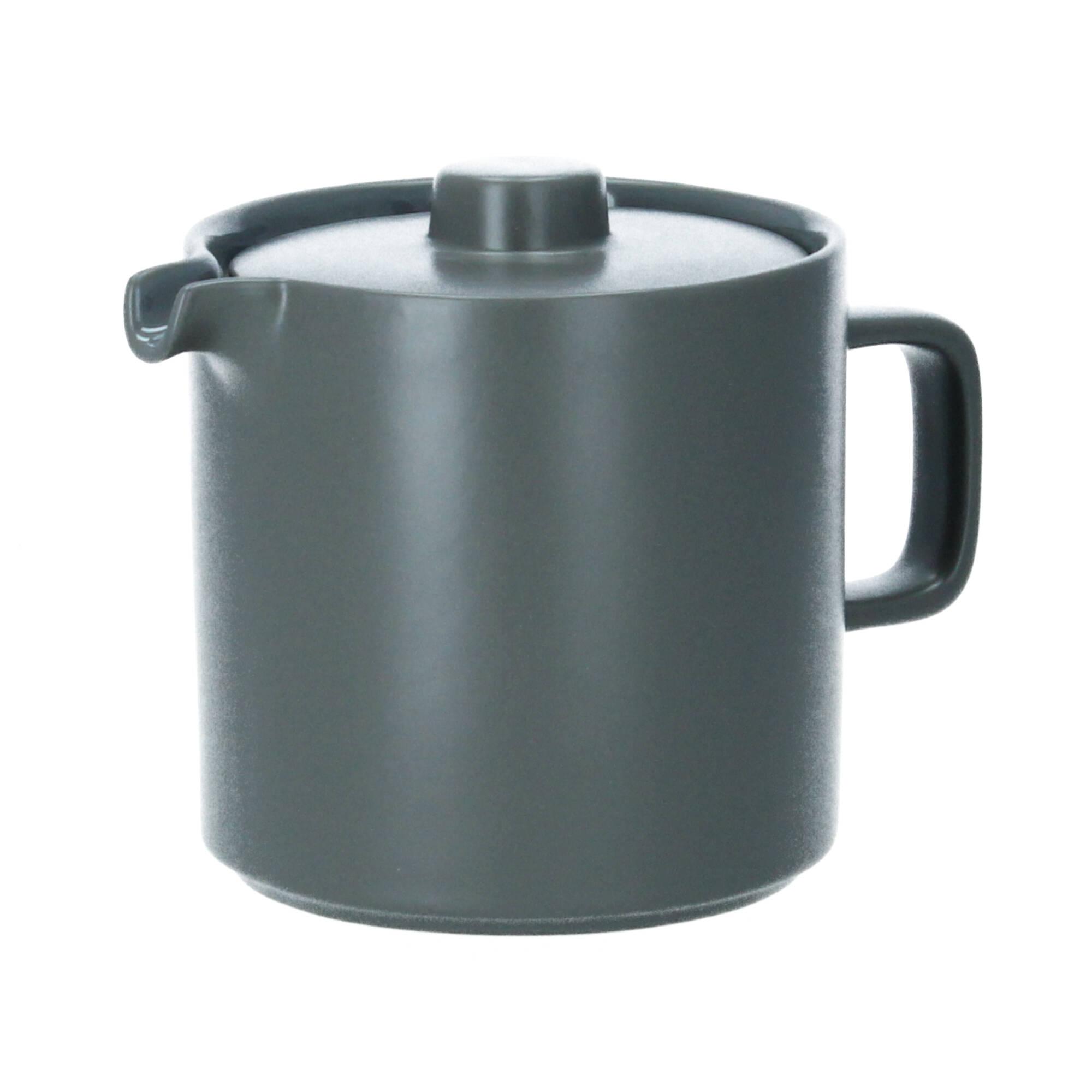 blomus Pilar Teekanne Kanne 1 L Keramik pewter zinngrau